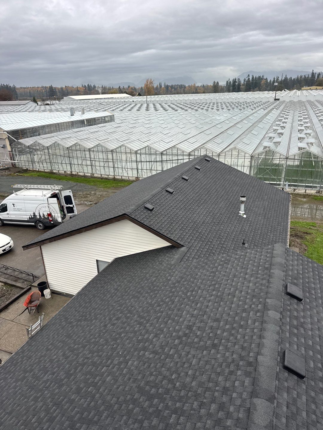 Residential Re-Roof using Timberline HDZ Charcoal by Top Notch Roofing Inc