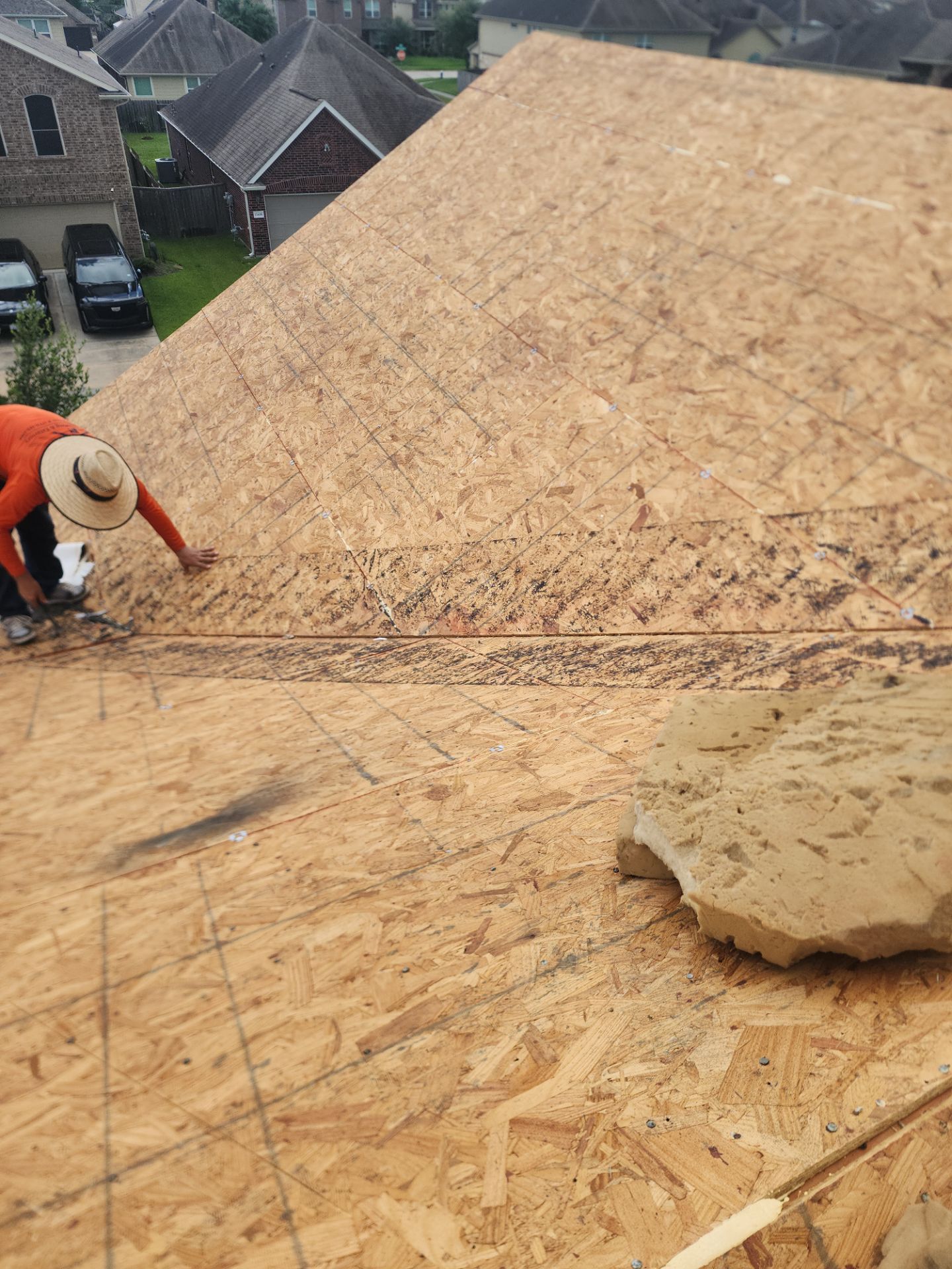 Residential Roofing Installation using Owen's Corning Duration (Lifetime) Shingles by Roof Repair Company