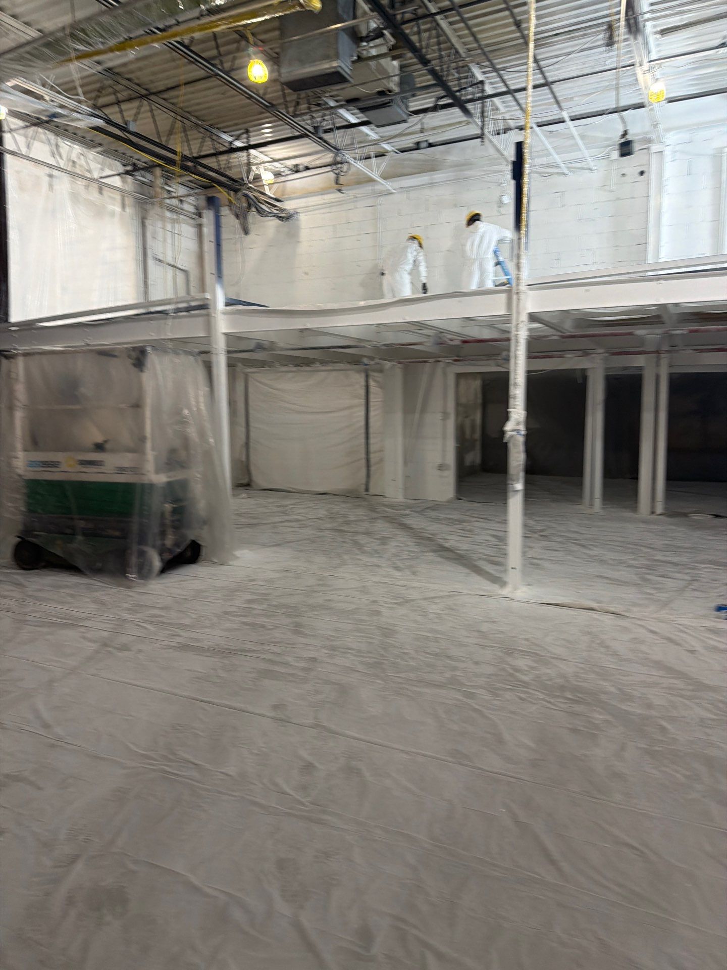 Industrial Warehouse Fire Damage Cleaning and Spray Sealing in Islandia by EMS Restoration Corp