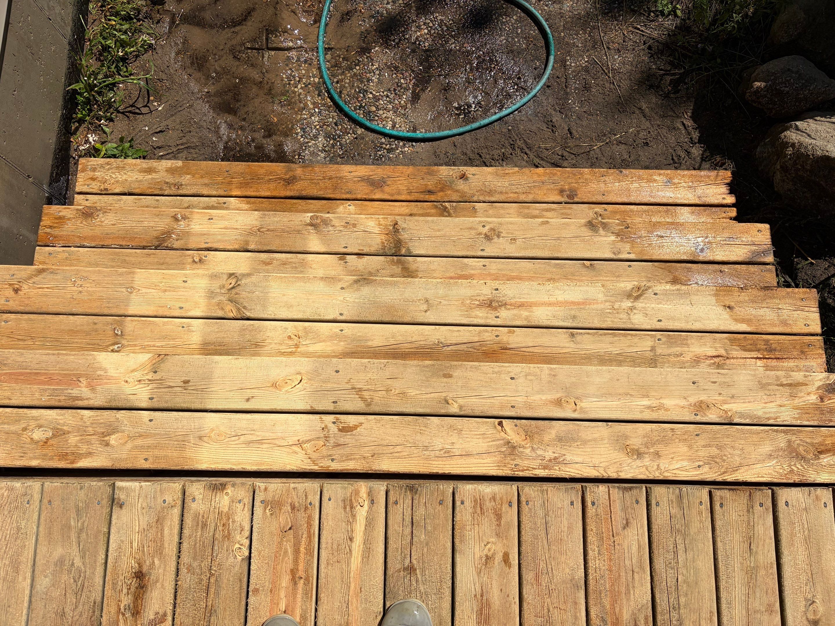 Coastal Deck Pressure Washing and Protective Staining in Whitehall by Gordon Painting