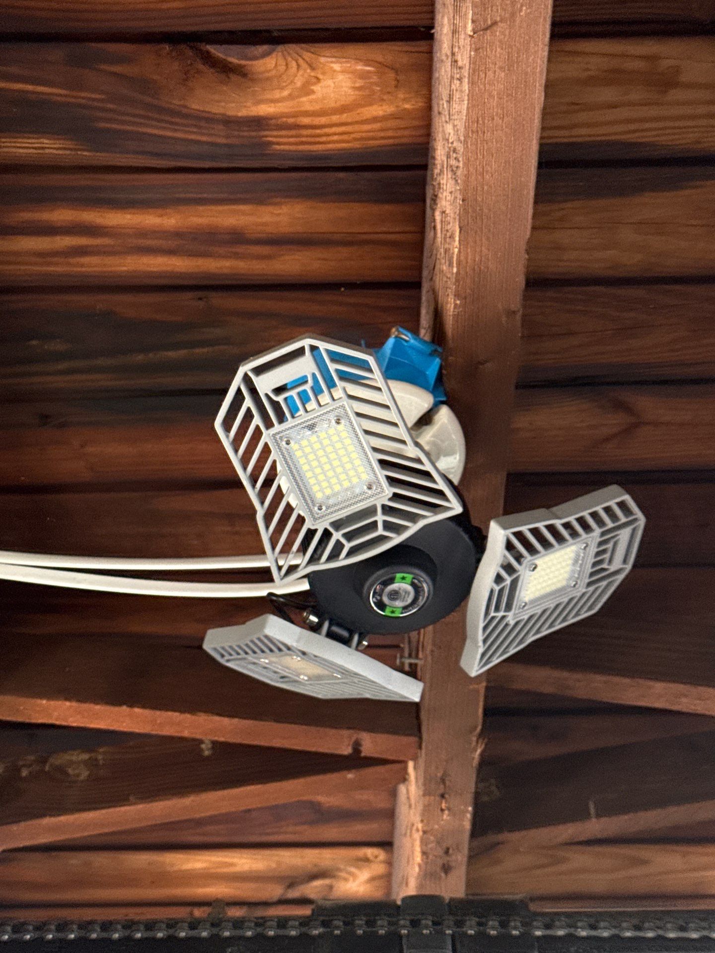 Exterior Switch, Garage Lighting, Ductless Mini-Split & Smart Security Floodlight Install by Spartan Home Pros