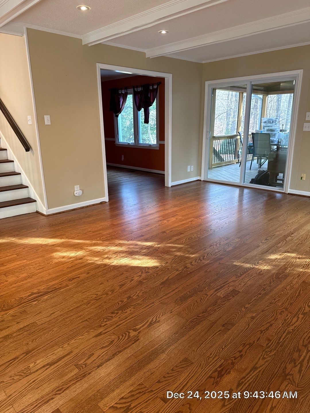 Added Flooring upstairs, refinished existing by Accent Custom Floors