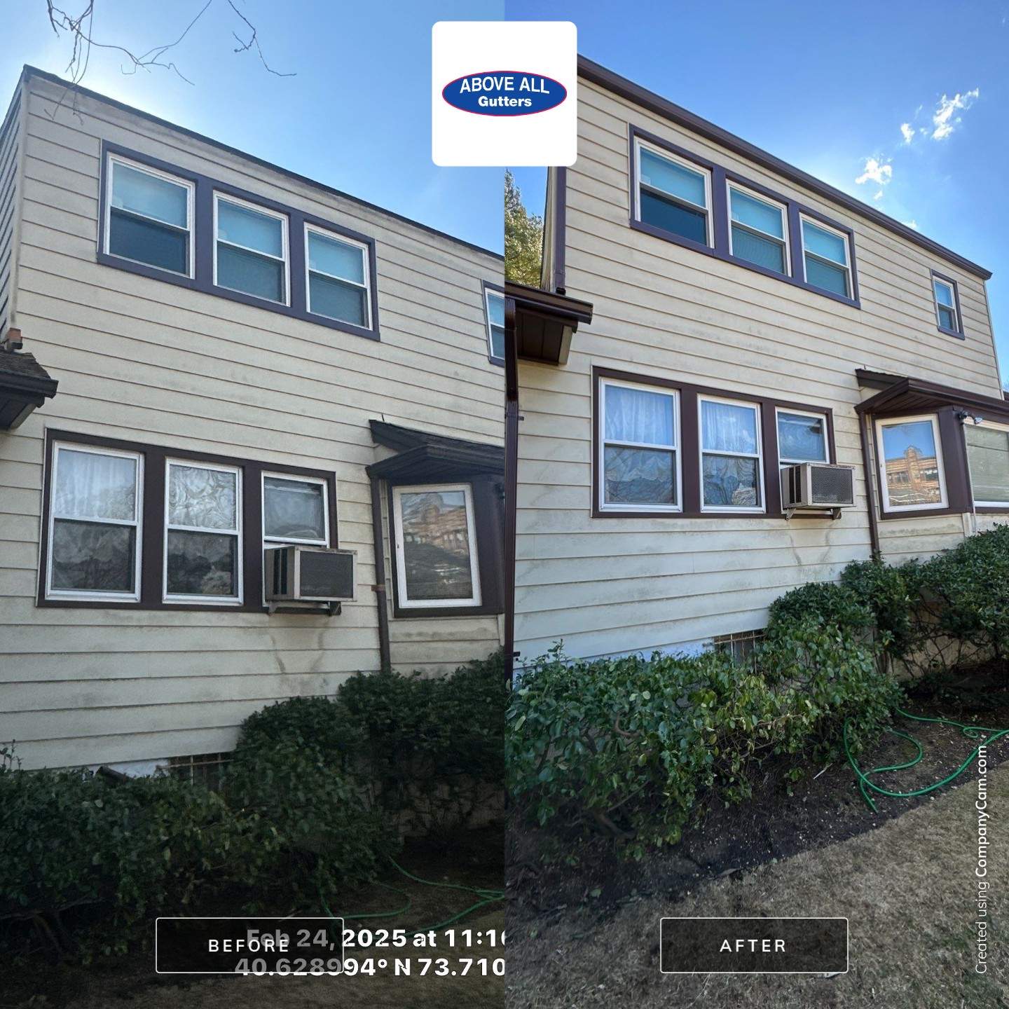 **Project Showcase: Complete Gutter & Leader System Replacement in Woodmere, NY** 🏠✨ by Above All Gutters 