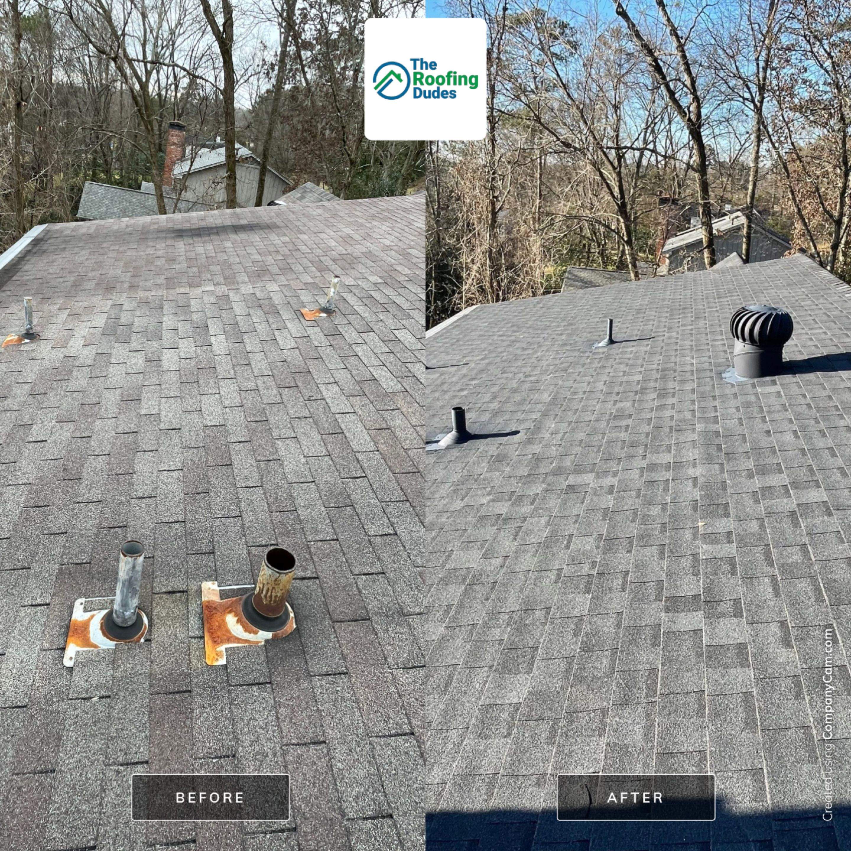 Before and Afters by The Roofing Dudes