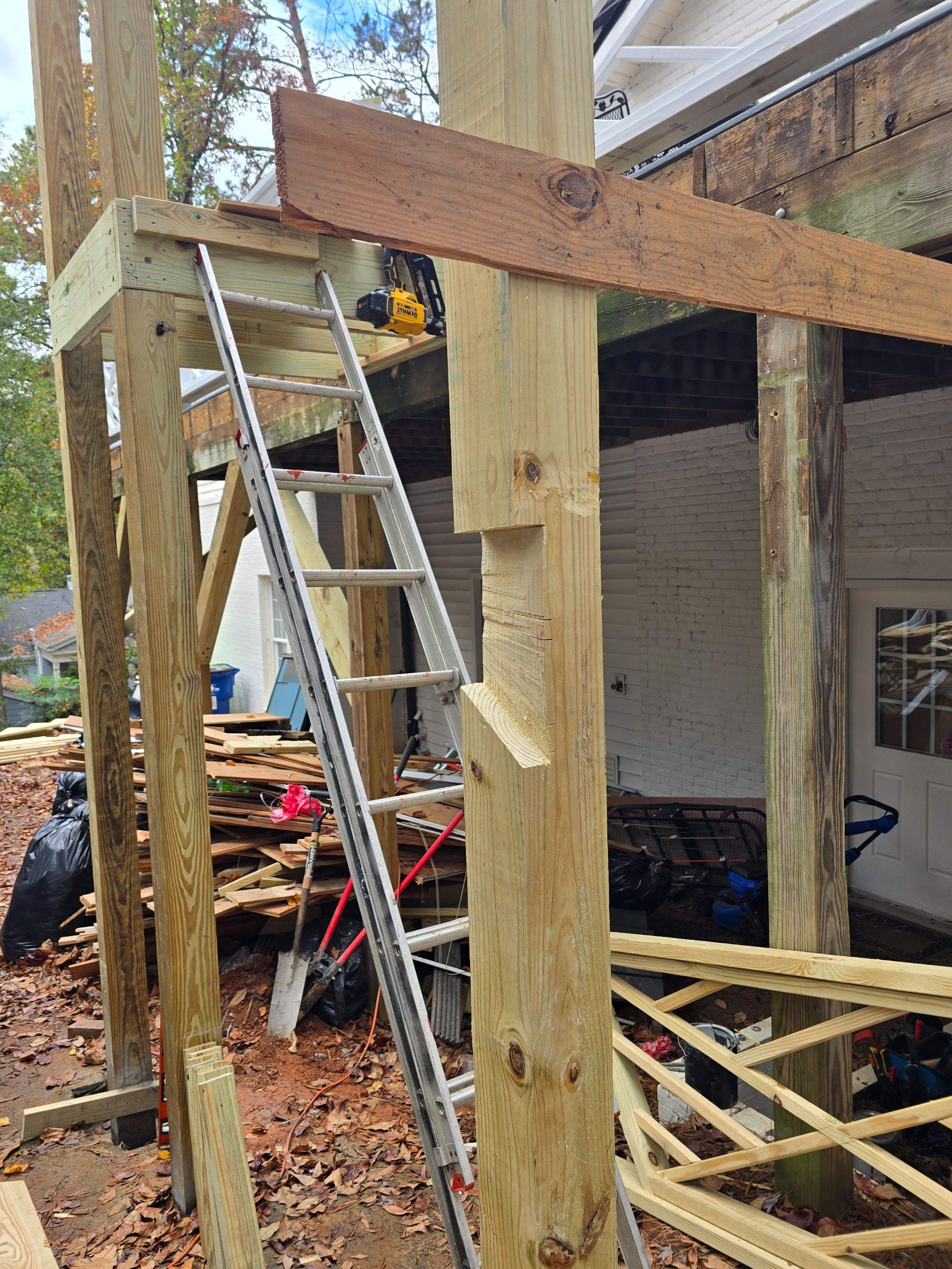 Custom Railings, Deck Support Installation, and Professional Deck Painting by Billy Weatherspoon Contractor