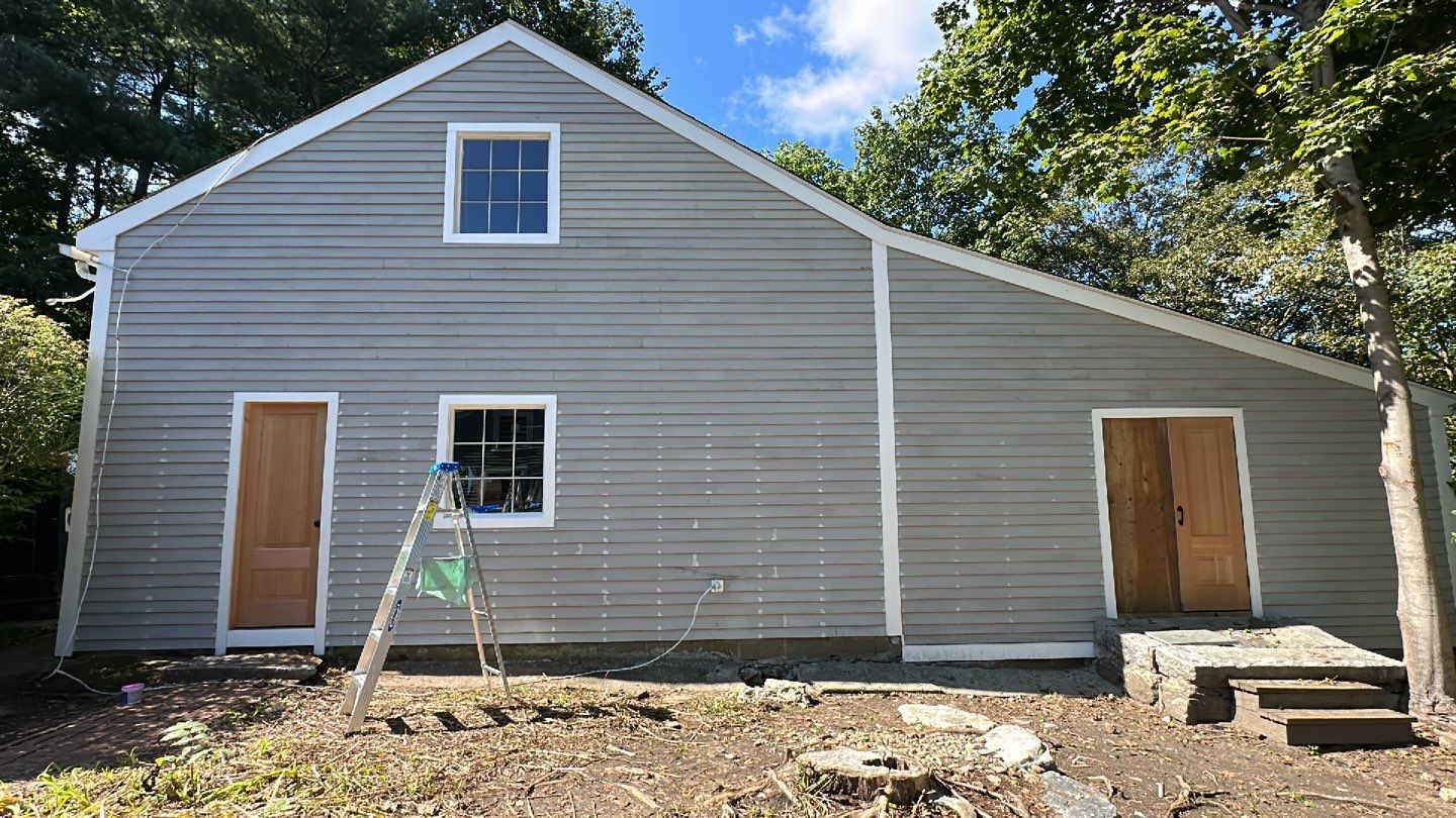 Exterior Installation using Cedar Clapboard by Loyalty Exterior Solutions 