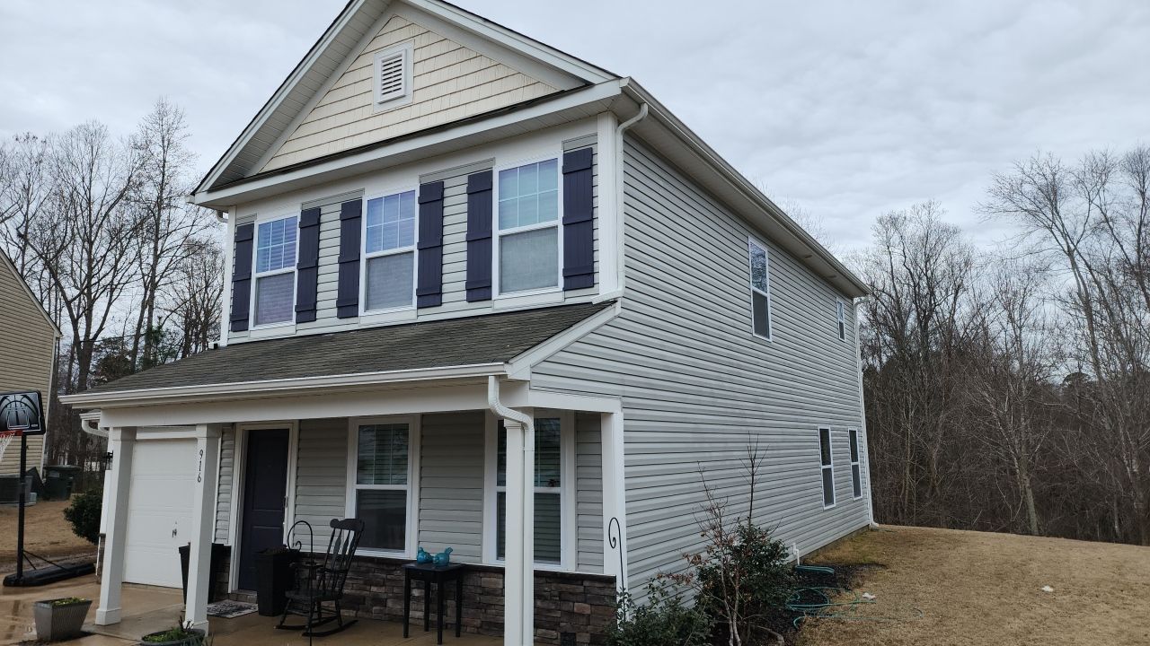 House Wash using cleaner by Power Wash Masters LLC