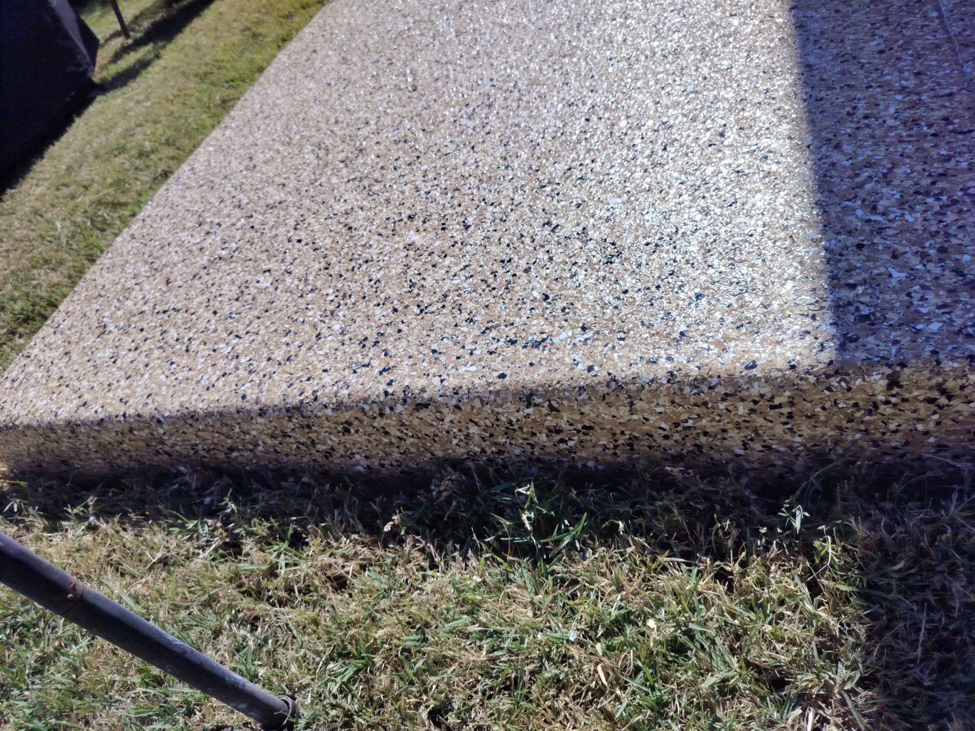 Lanai in Sandstone  by Innovative Concrete Coatings 