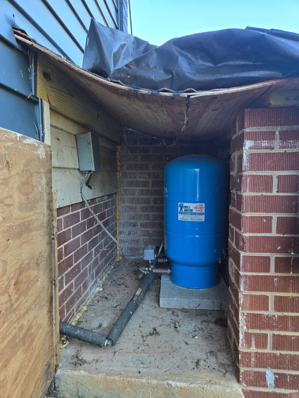 Storage Enclosure Roof Reconstruction by A Step Above Handy LLC 