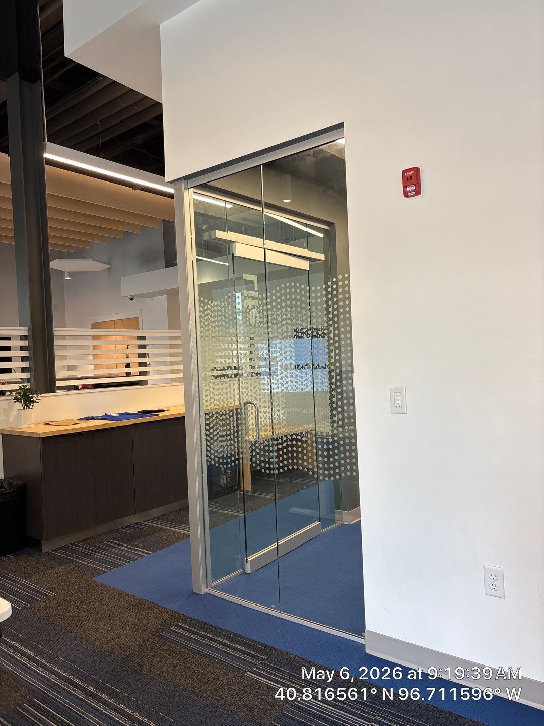 Modern Commercial Office Renovation with Wood Ceiling Baffles in Lincoln by CompanyCam Sales Demo