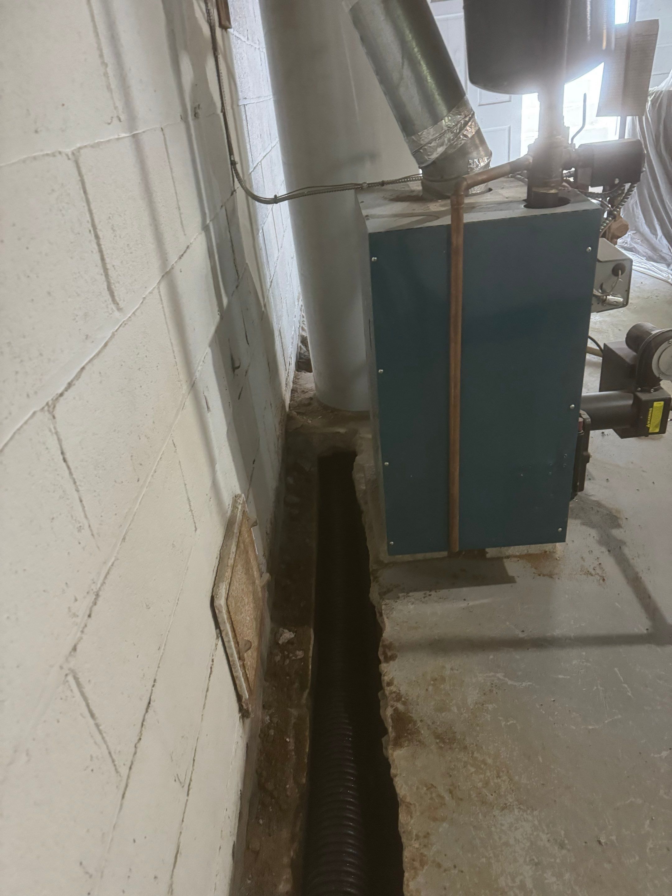 Interior French Drain Boonton NJ by Pure Service Pro, LLC 