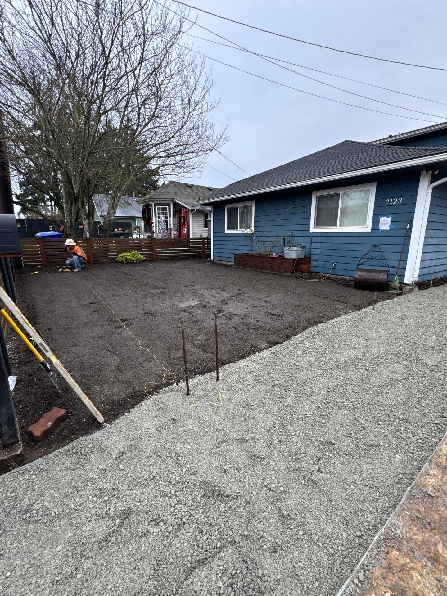 Concrete Driveway & Landscaping Project | Everett by Jireh Asphalt & Concrete Inc 