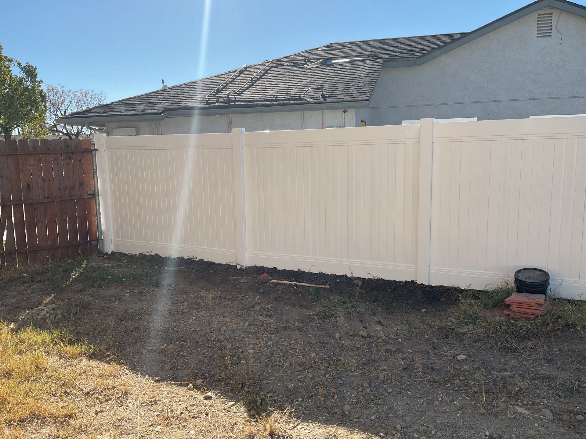 6ft White Privacy Fence  by Fence Guys Inc. 