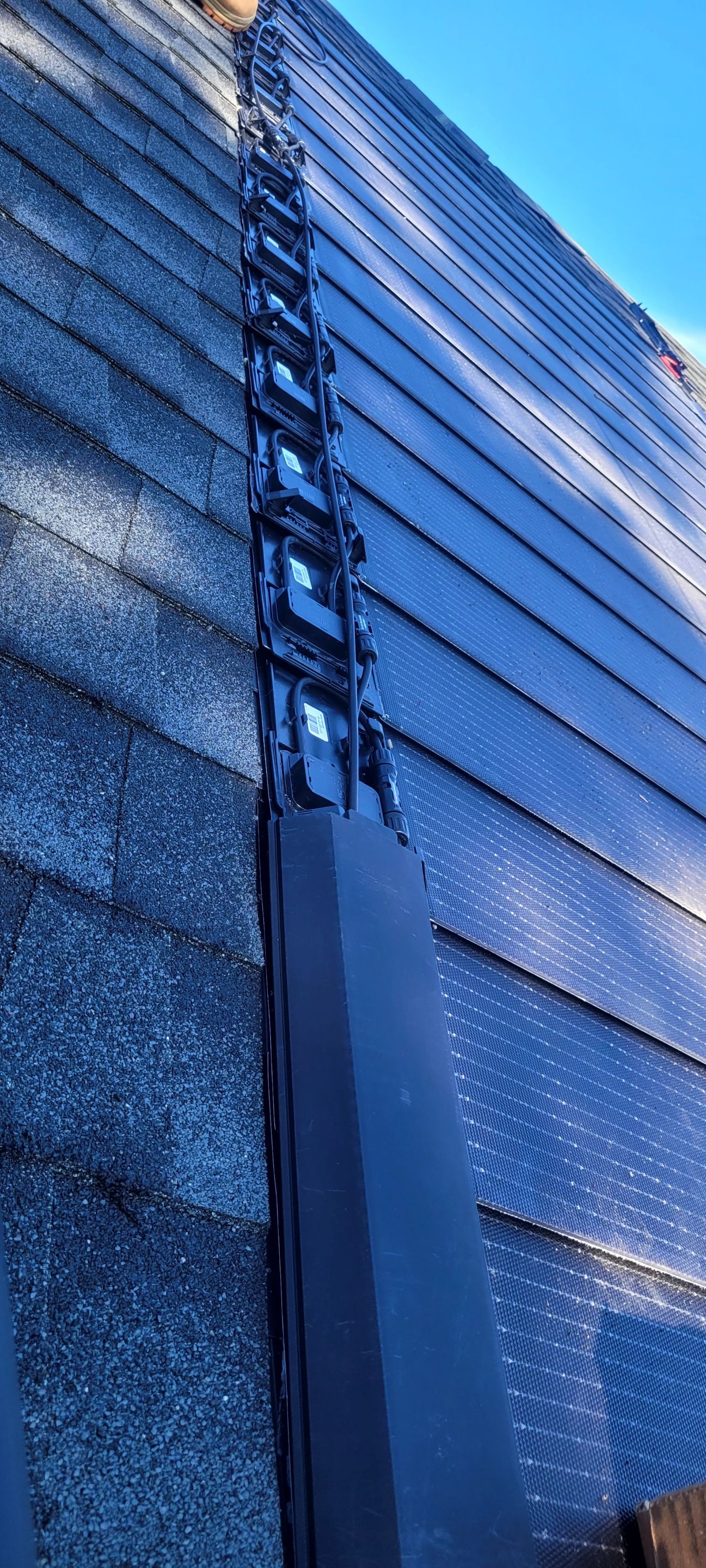 Where integrity meets innovation: Our very first installation of GAF energy timberline solar shingles by DiGiorgi Roofing and Siding Inc