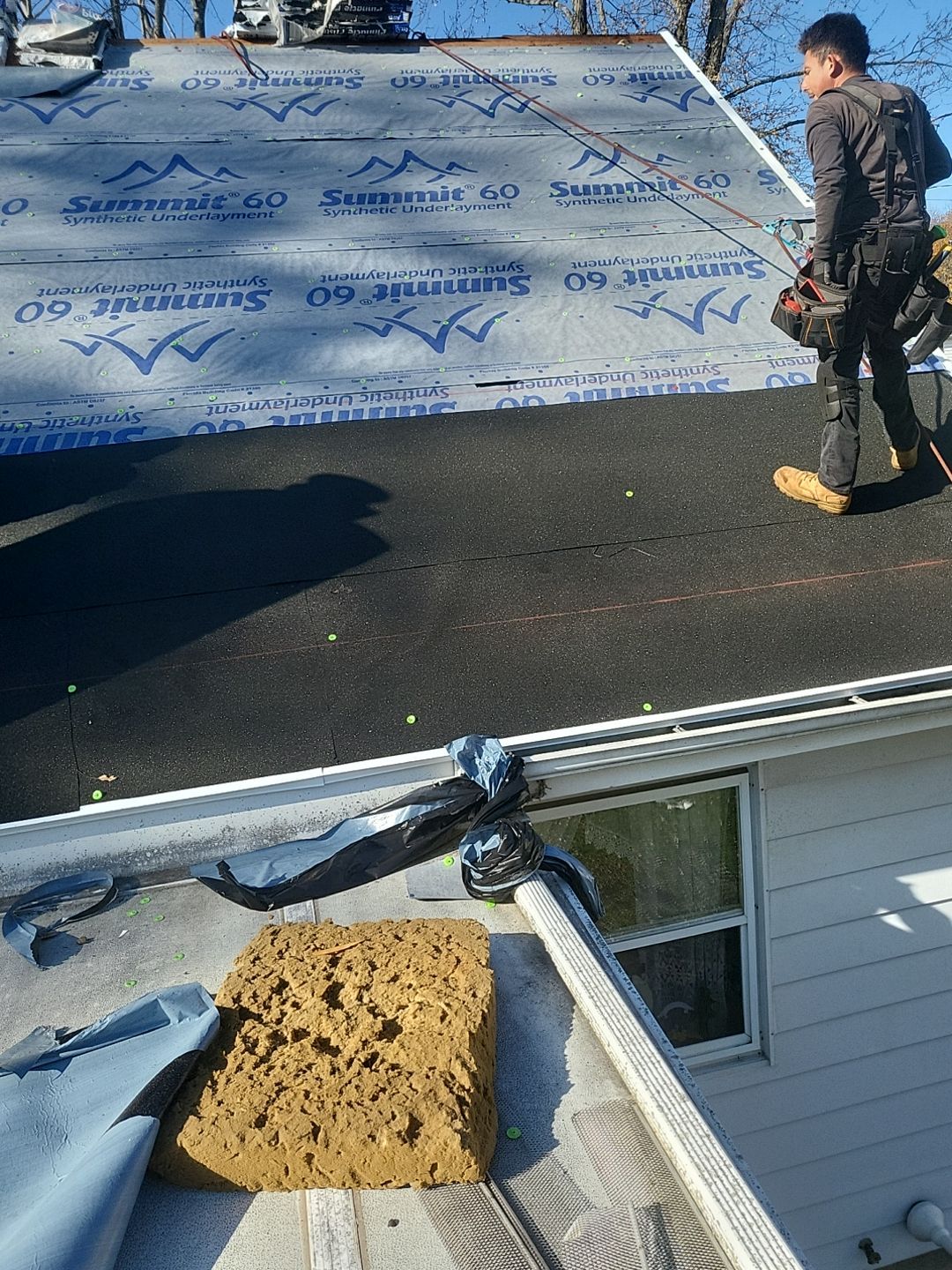 ATLAS PINNACLE COLOR: BLACK SHADOW DRIP EDGE: WHITE by Eagle Eye Roofing