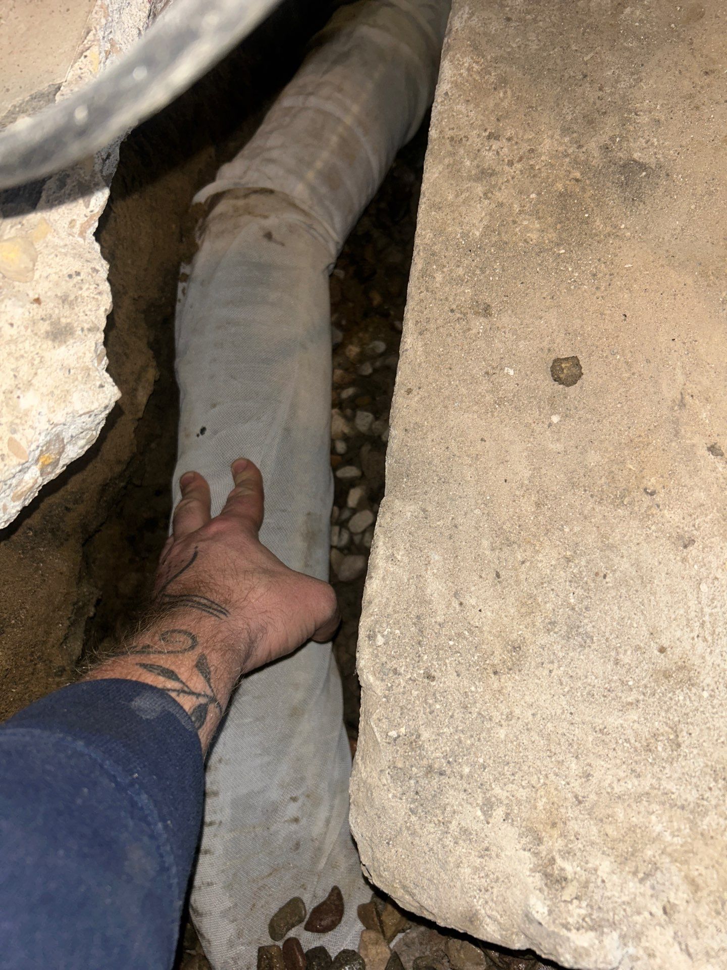 Drain tile for a General Contractor Partner by Waterproofing Northeast