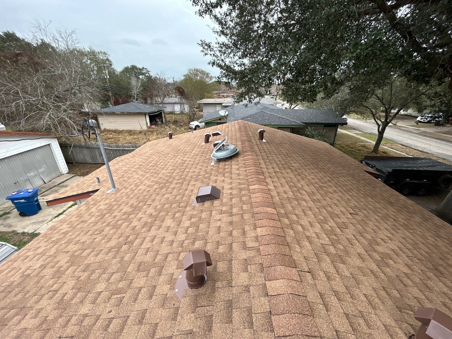 Residential Roofing Installation using GAF Natural Shadow by Lighthouse Roofing