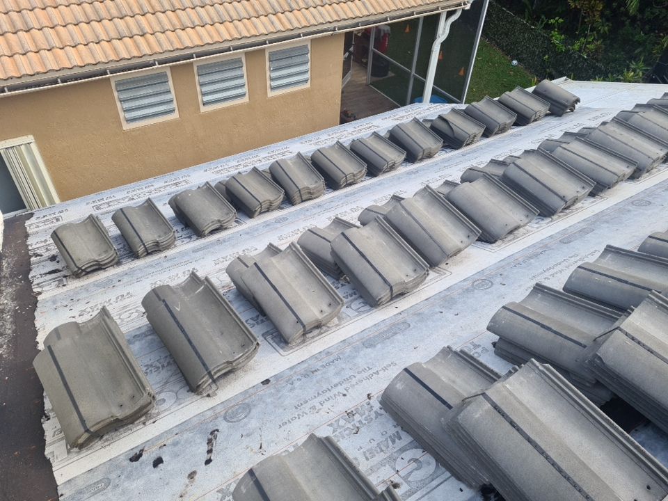 Residential Roofing Installation using Eagle Roofing Tile by BLUES BROTHERS ROOFING