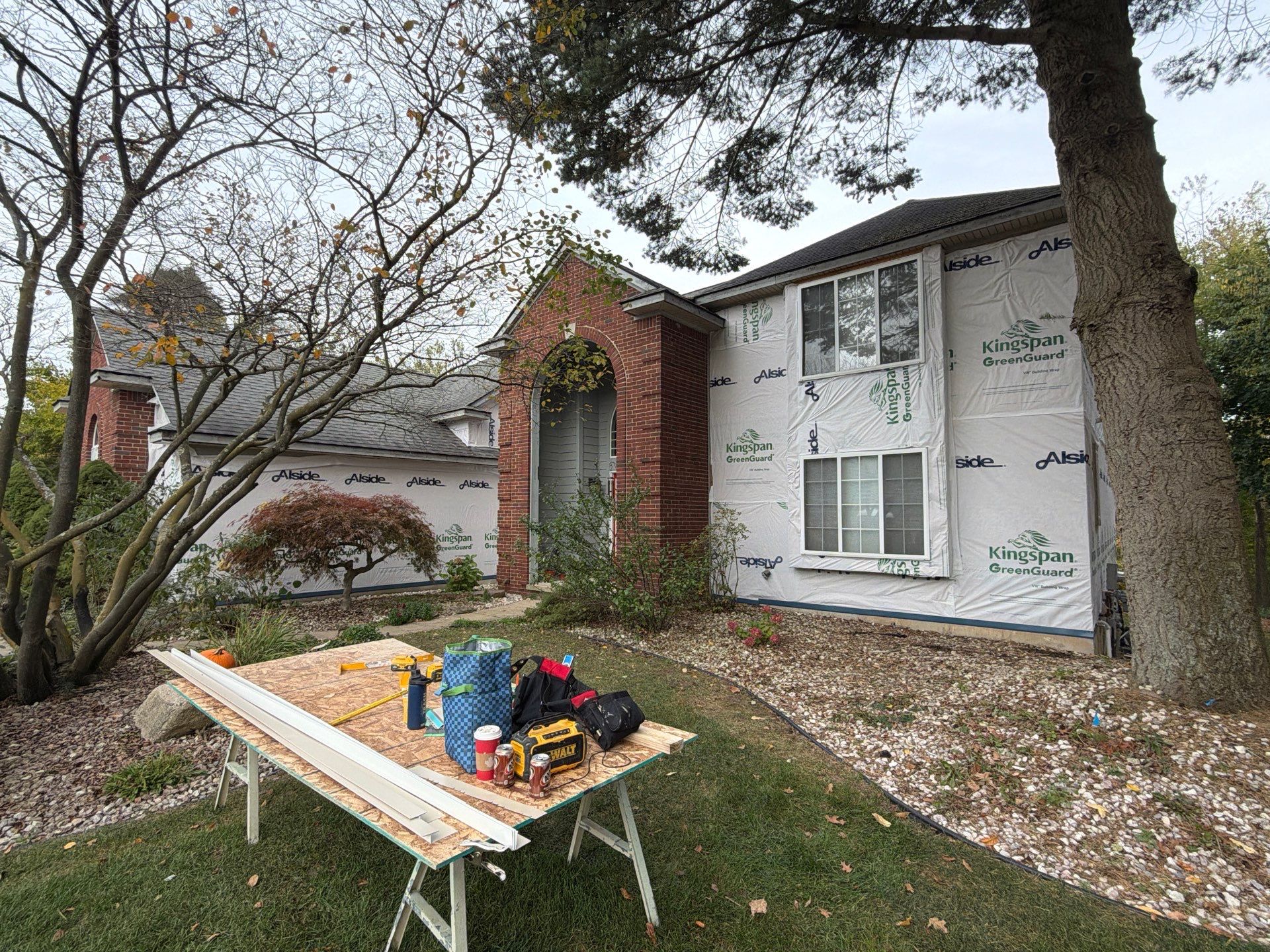 Siding Replacement using Ascend Laguna Blue by 180 Contractors