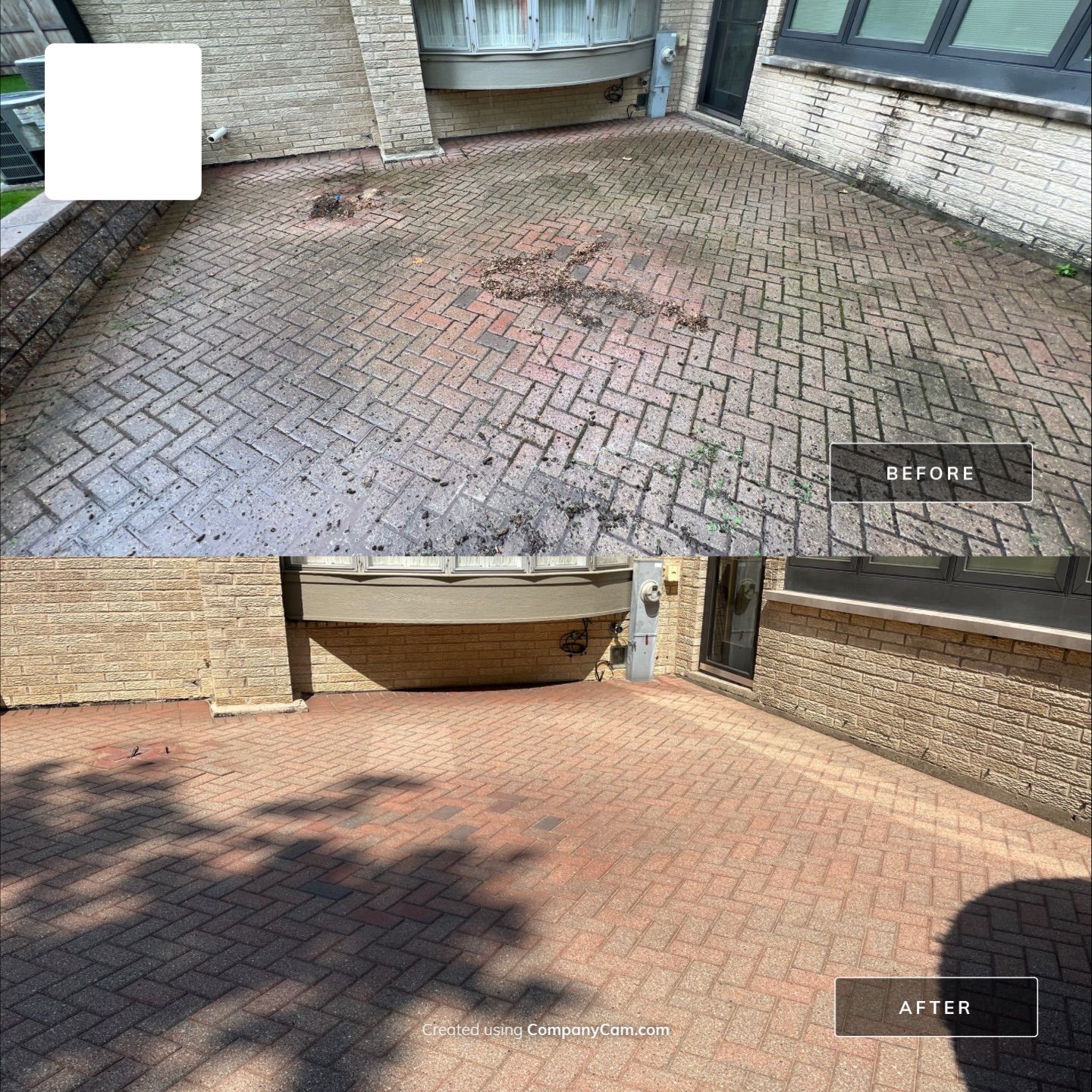 Brick paver clean, sand and seal.  using Surebond SB-1300 by Northern Power Washing LLC.