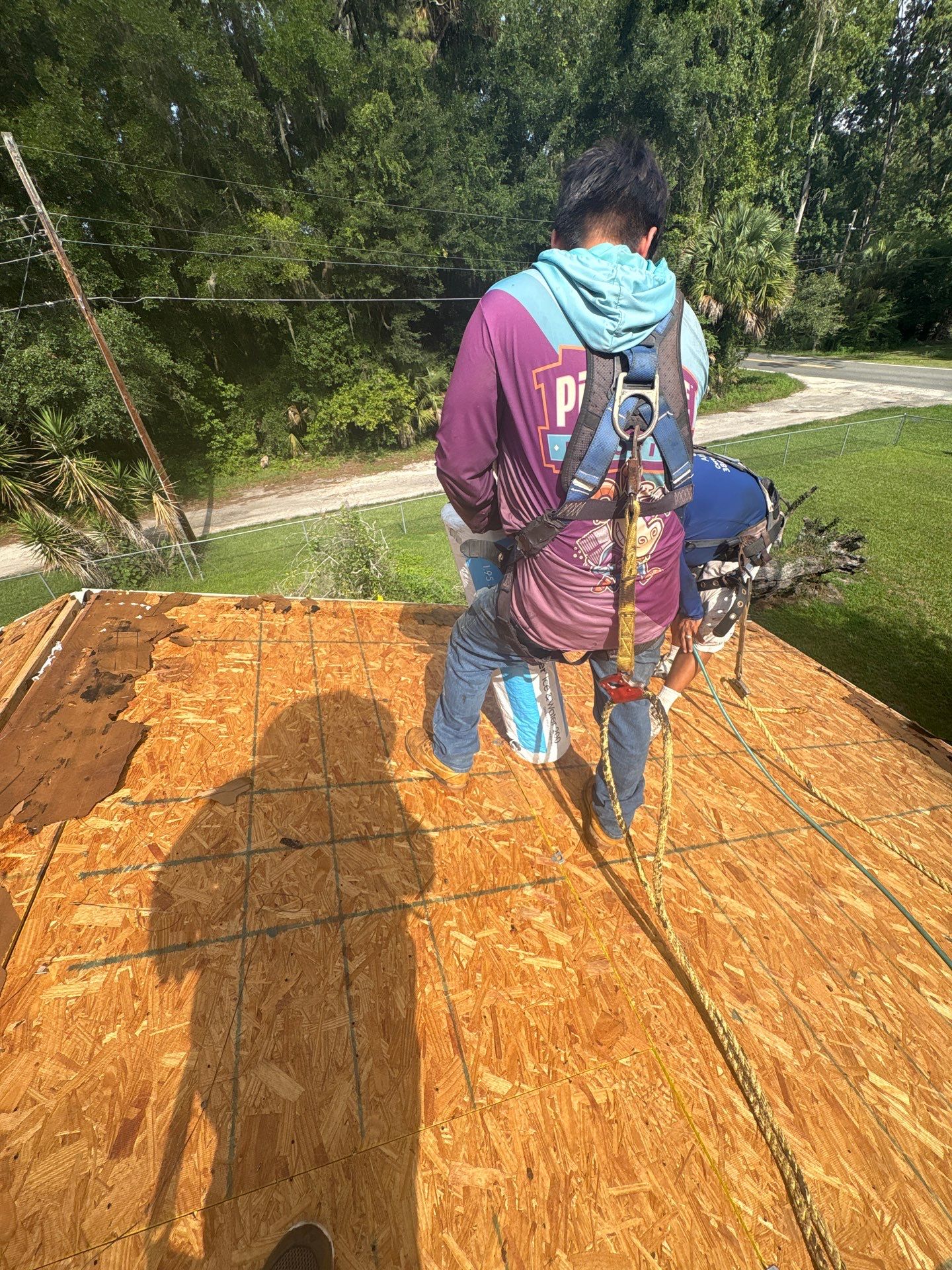 Residential Roof Replacement and Decking Repair in Ocala, Florida by Pinnacle Roofing Group
