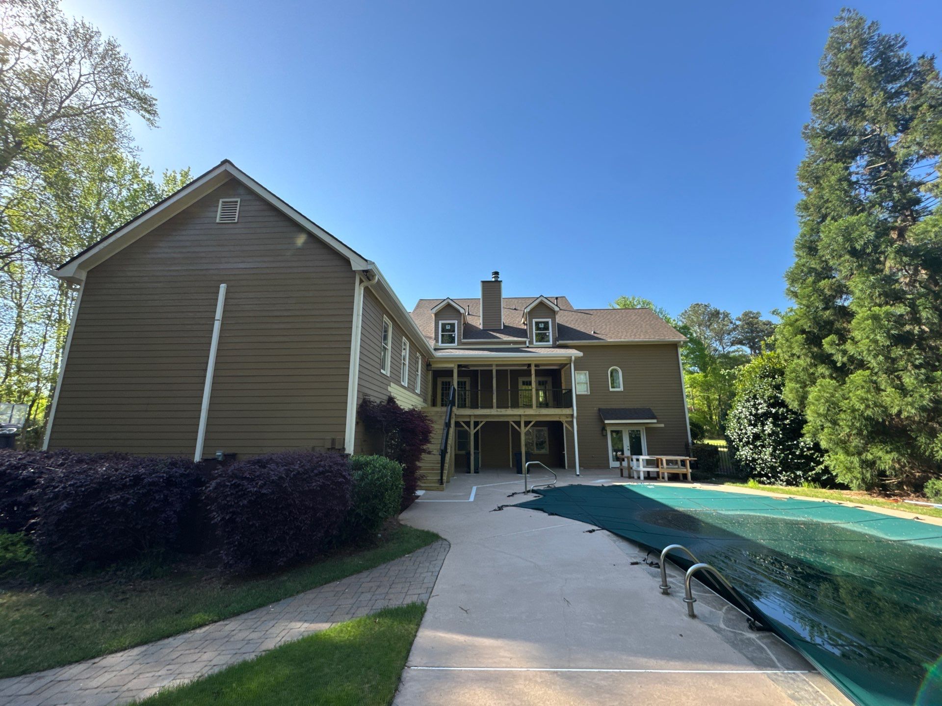 Full Exterior Painting and Siding Update in Powder Springs, Georgia by Swift Home Renovations