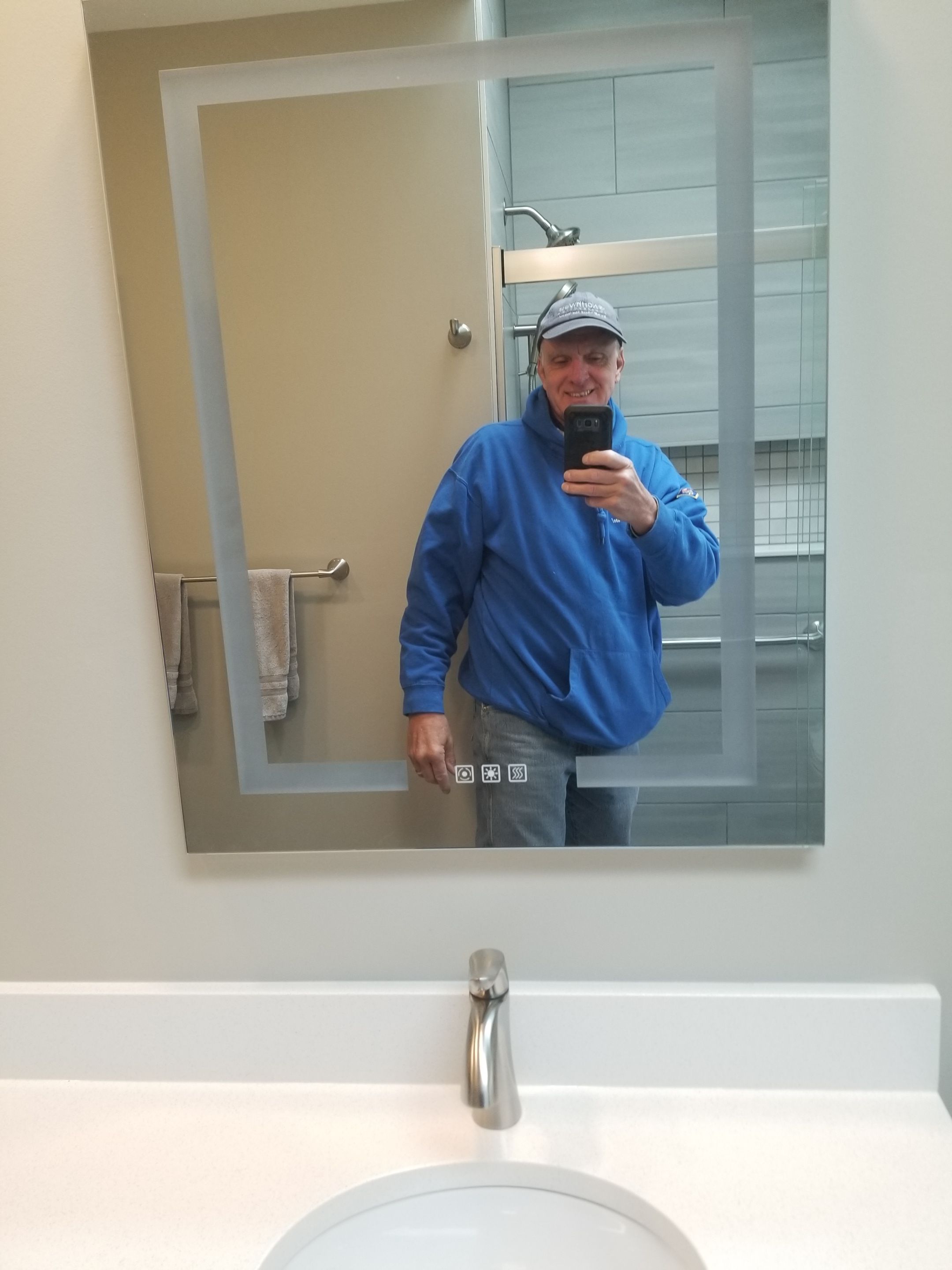 Remodel full bathroom new tile walk in shower plus 2nd half bath Powder room in Livonia, MI by Northwest Construction