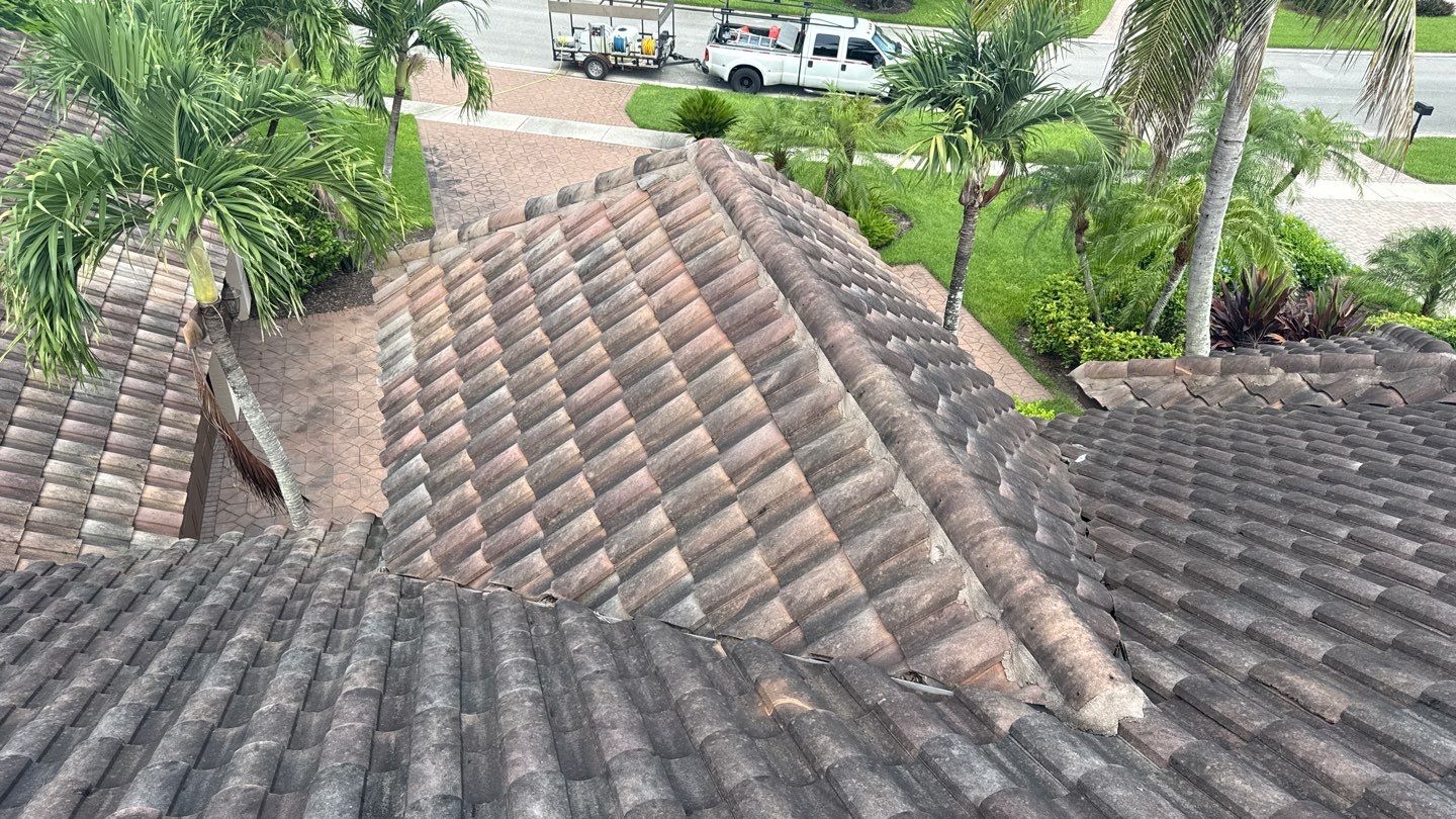 Tile Roof Soft Wash  by Durabilis Roofing INC