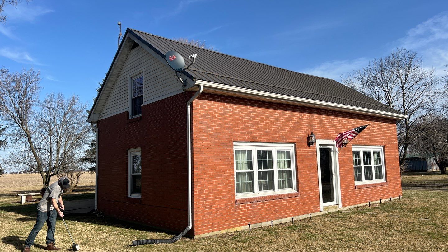 Residential Roofing Installation using Performance Panel Metal - Burnished Slate by RoofX 