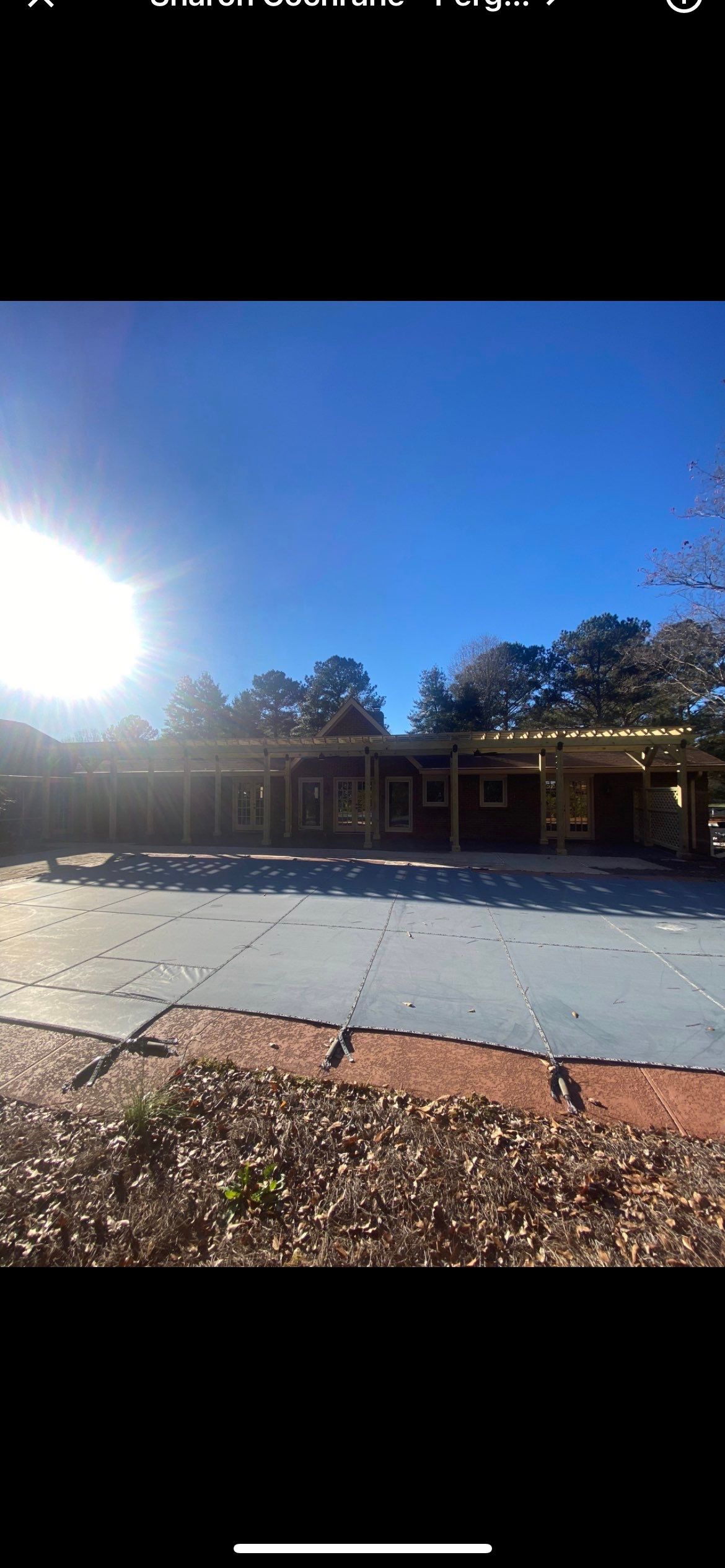 Custom Stained Wood Pergola Installation and Patio Upgrade in Stonecrest by Swift Home Renovations