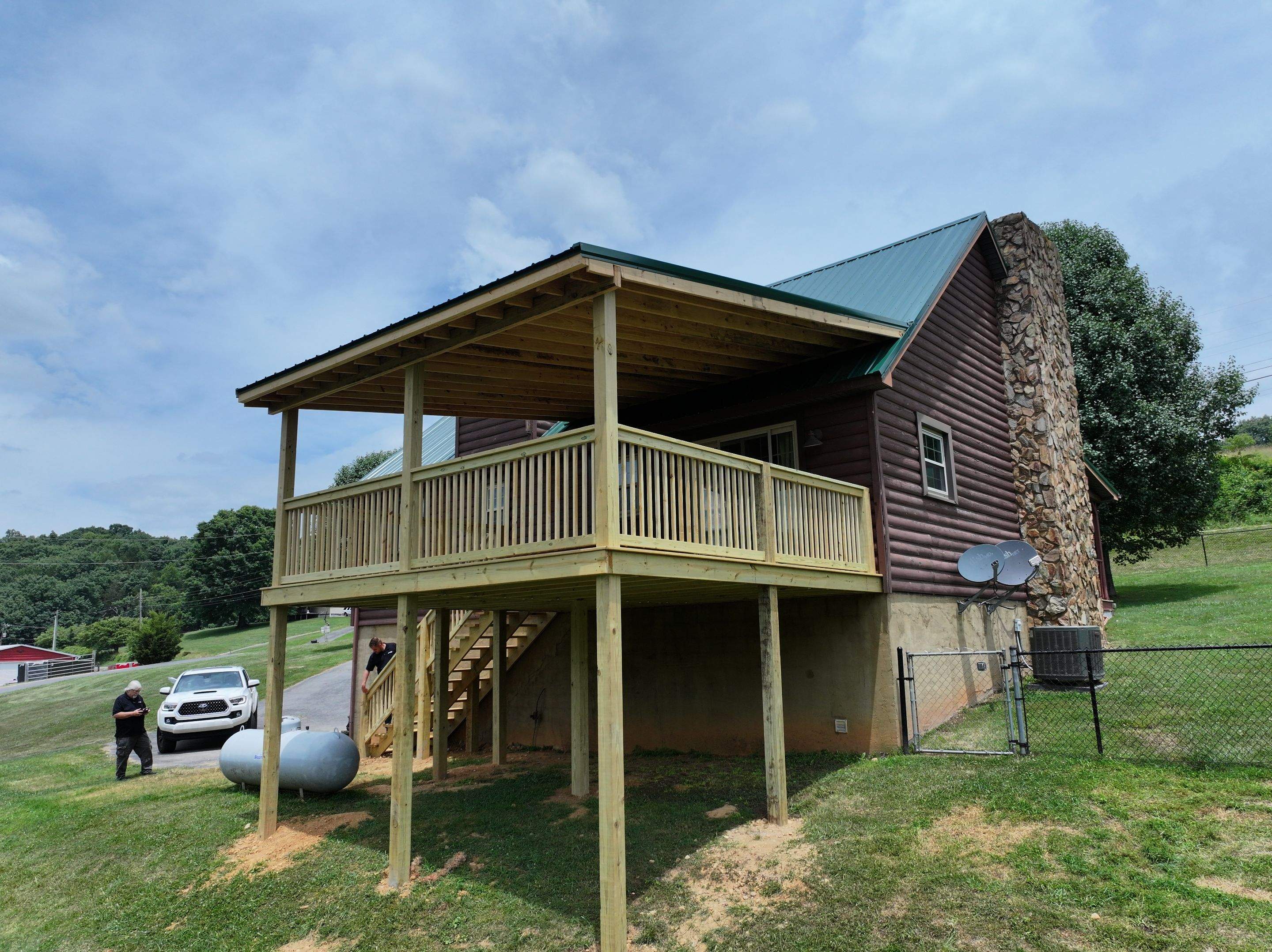 Paddle Creek Pet Ranch Cabin  by Omnia Roofing
