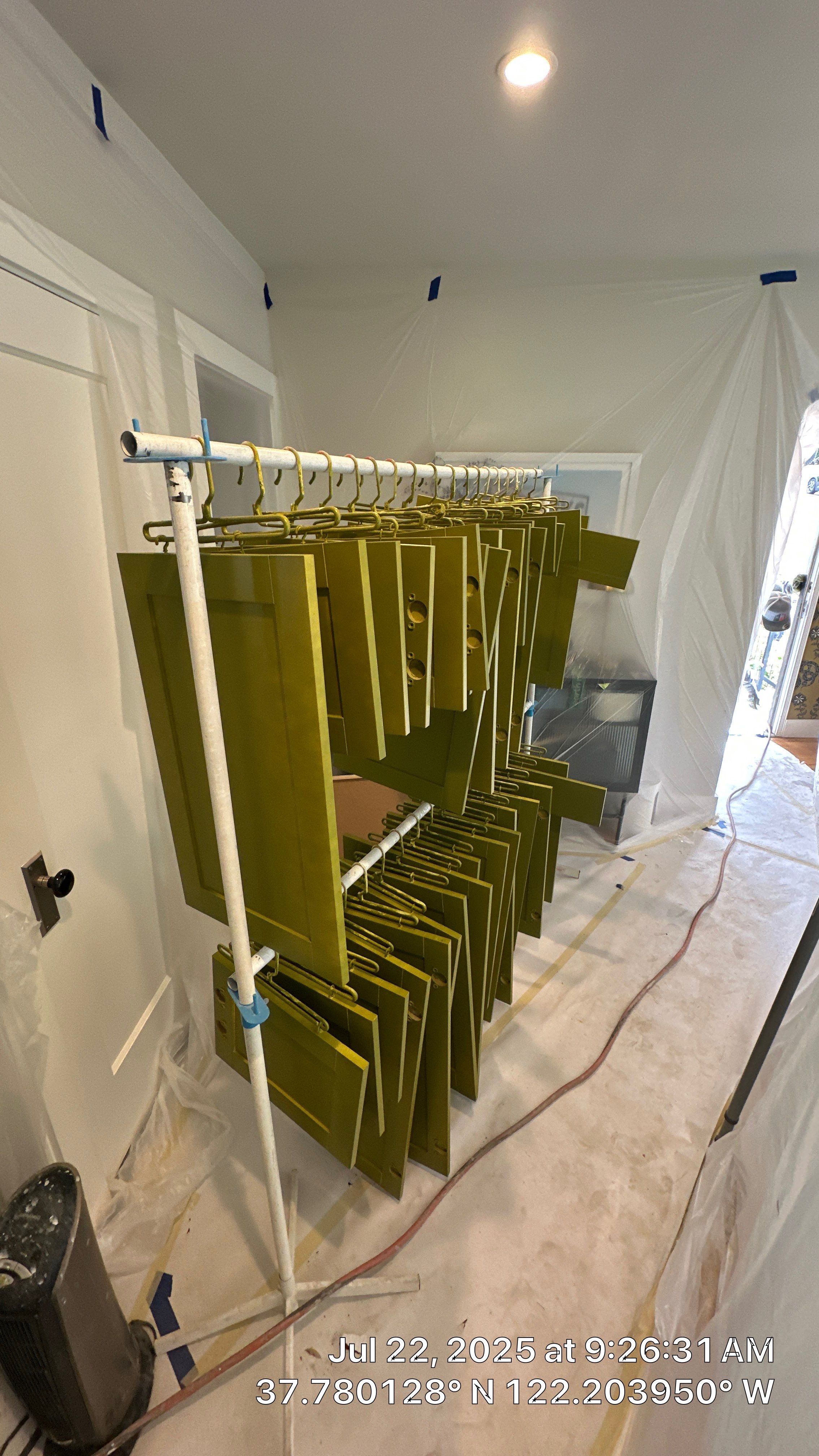 Custom Cabinet Painting  by Herrera’s Bay Area Painting inc.