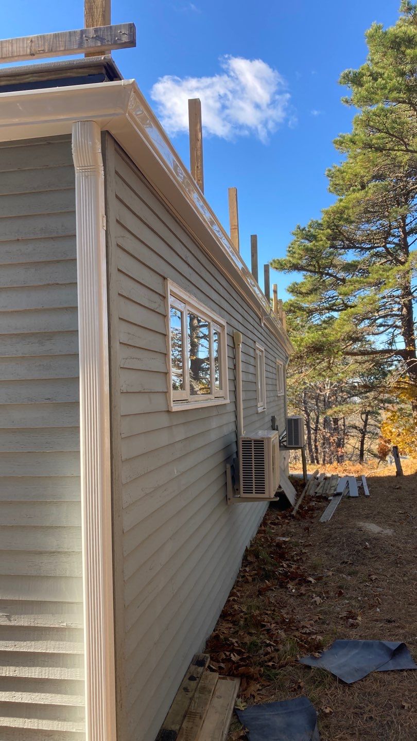 Wellfleet, Ma Gutter Installation using 6" K-Style Aluminum Gutter with Duo Pro by Gutter Pro Enterprises