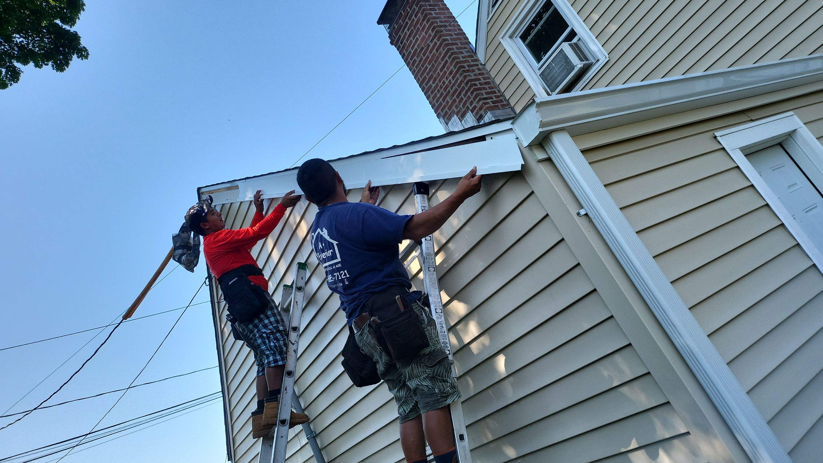 Residential Roofing Installation using Owens Corning Duration Brownwood by A Plus Exterior