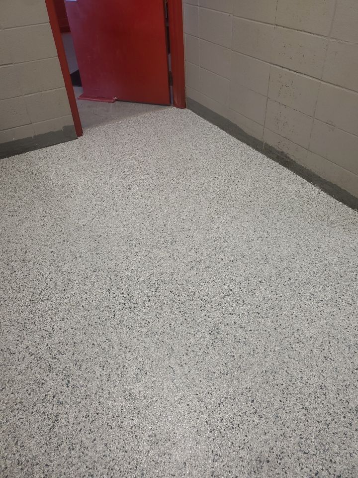 Concrete Coating at Spiece Fieldhouse by Knot Just Decks