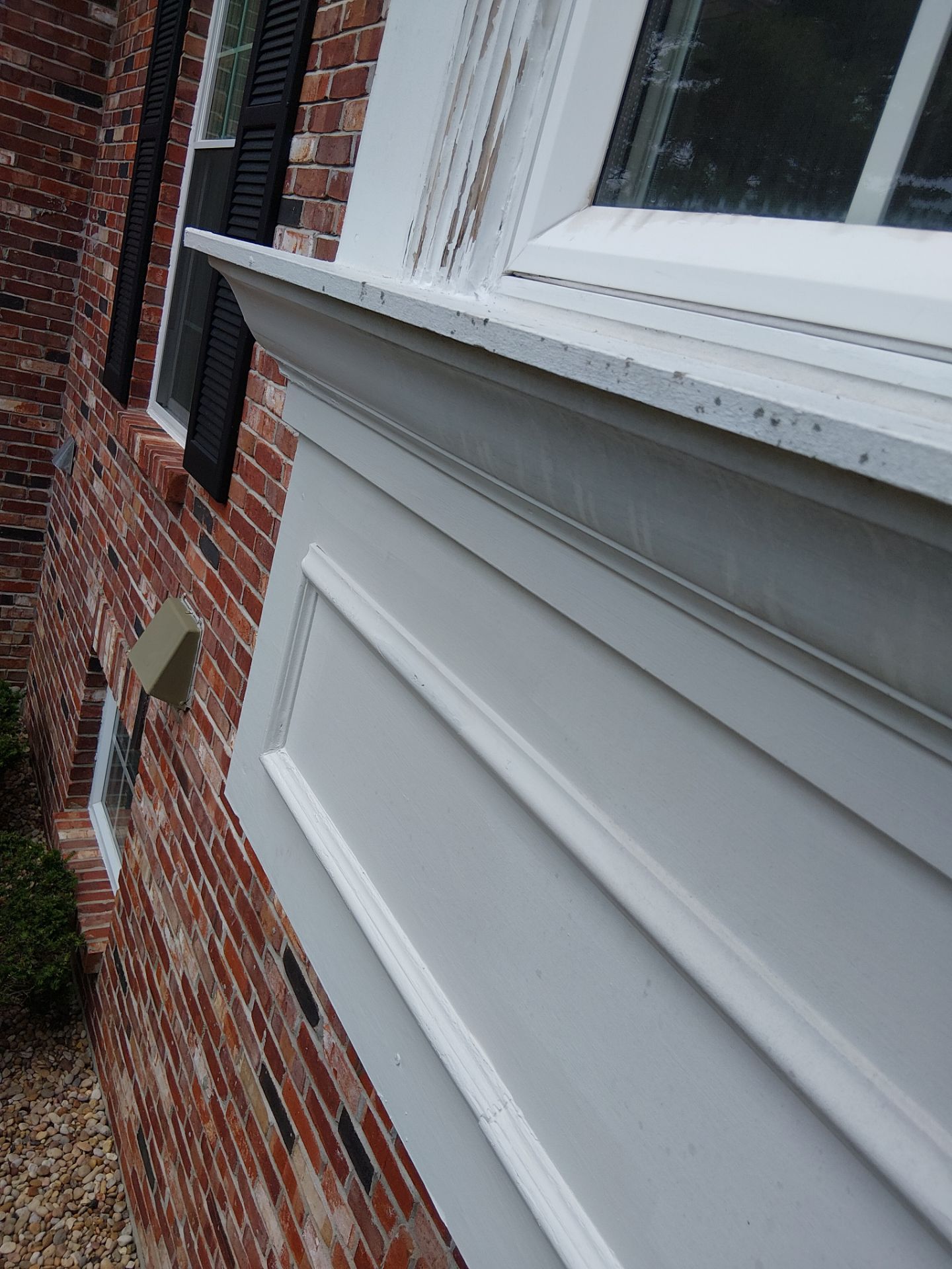 2nd-Story Exterior Trim Paint Repair – Chesterfield, MO by Legendary Services Company LLC.