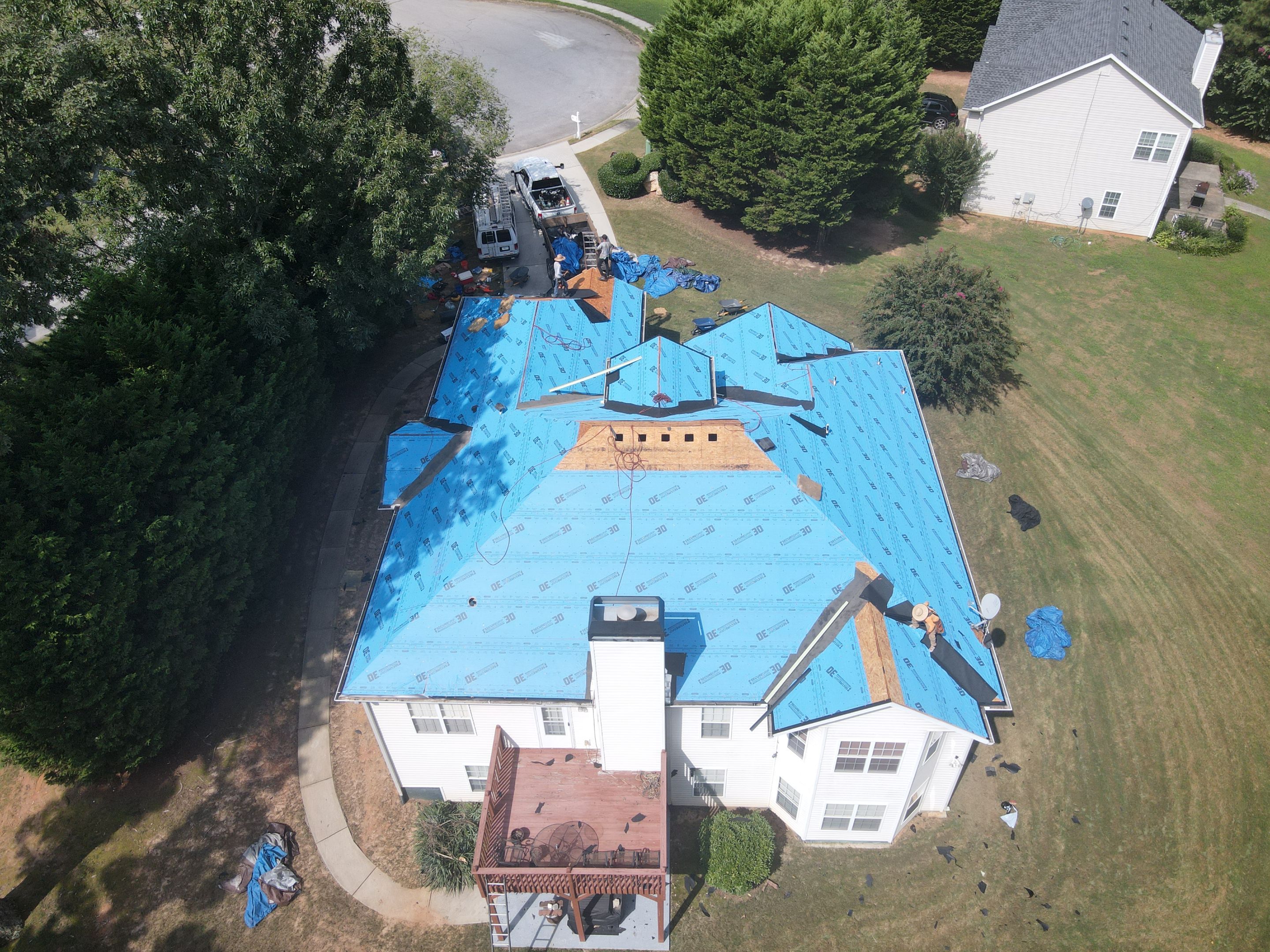 Residential Roofing Installation using GAF by Inspector Roofing and Restoration