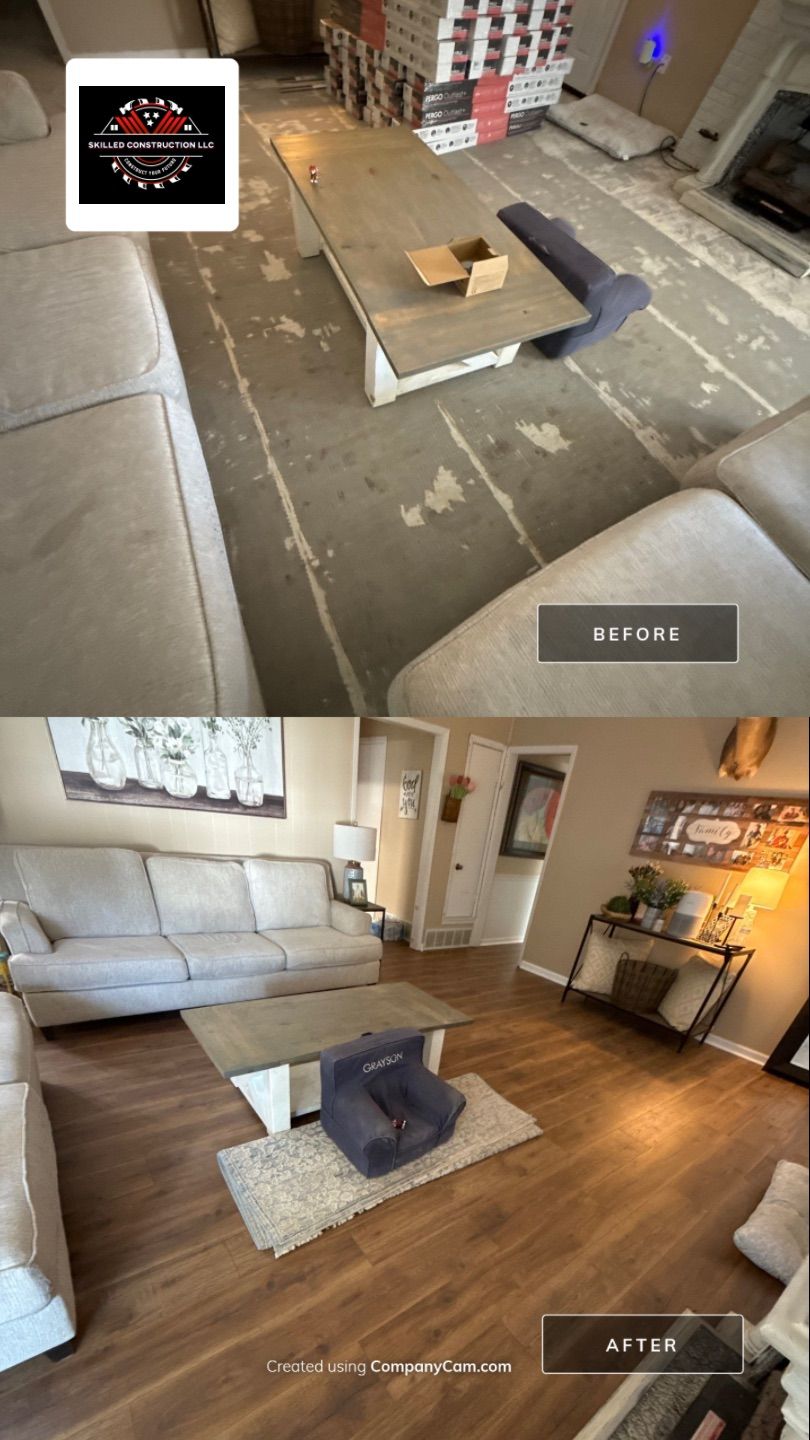 Flooring Job by Skilled Construction LLC