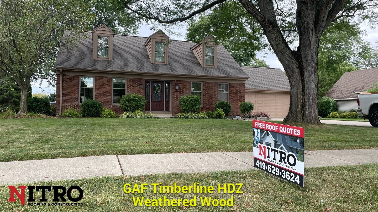 Residential Roofing Installation using GAF Timberline HDZ Weathered Wood by Nitro Roofing and Construction