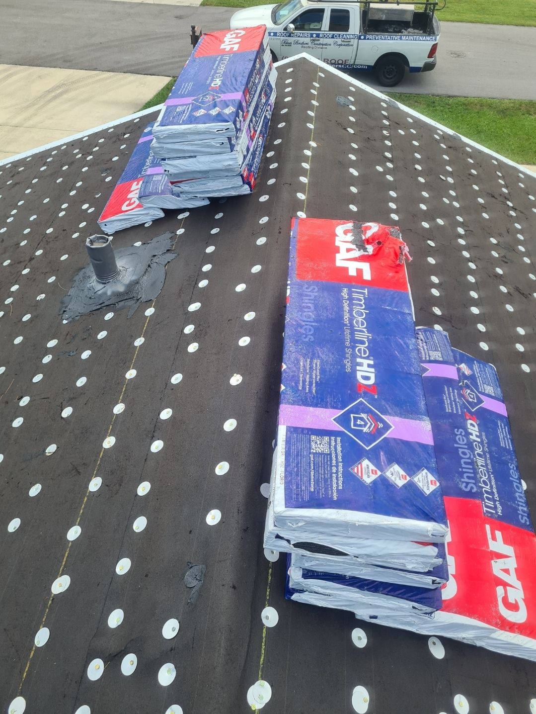 Residential Roofing Installation using GAF by BLUES BROTHERS CONSTRUCTION CORP