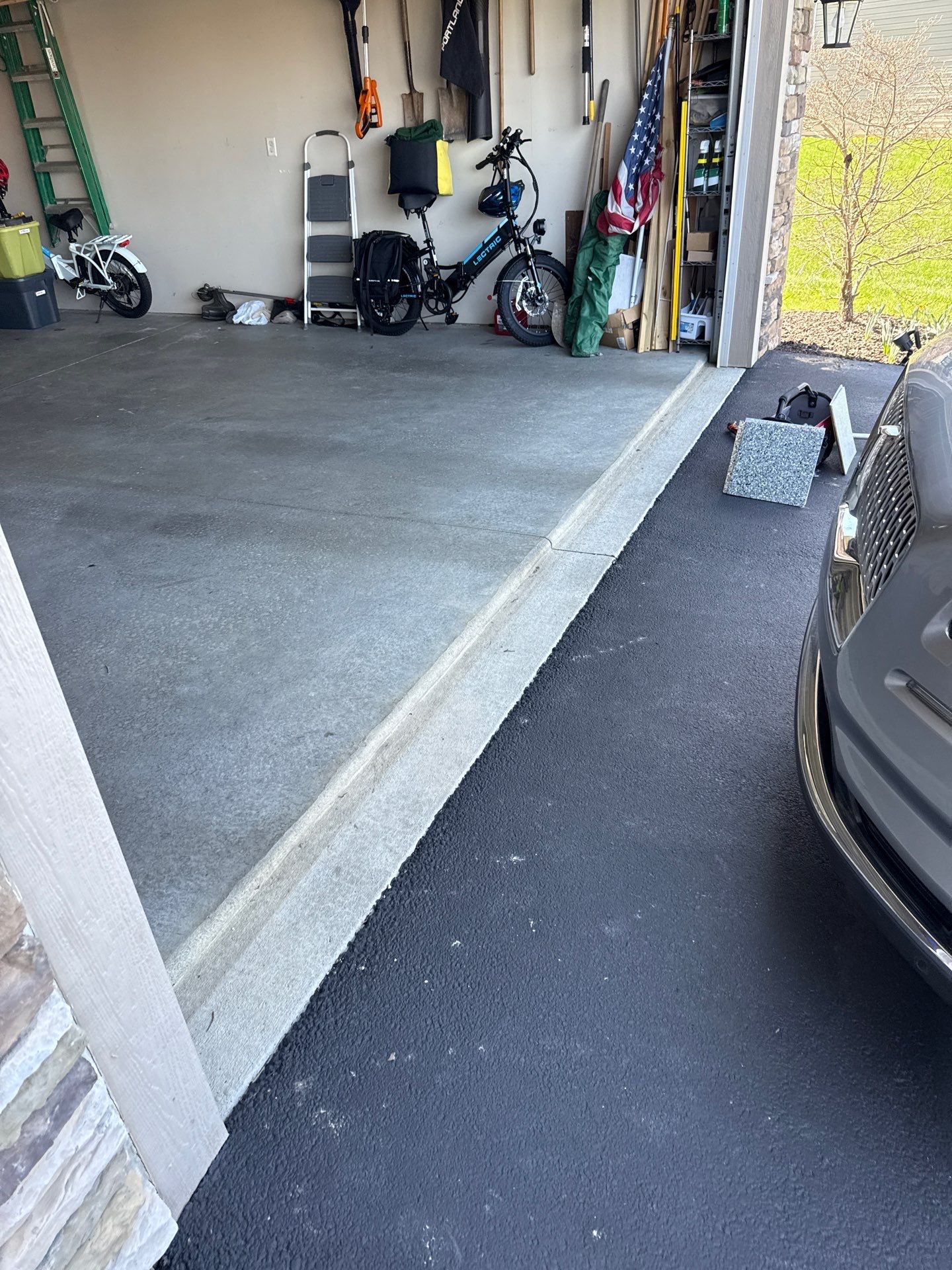Porch + Walkway + Garage Project in Renfrew by Floors in a Day, Inc