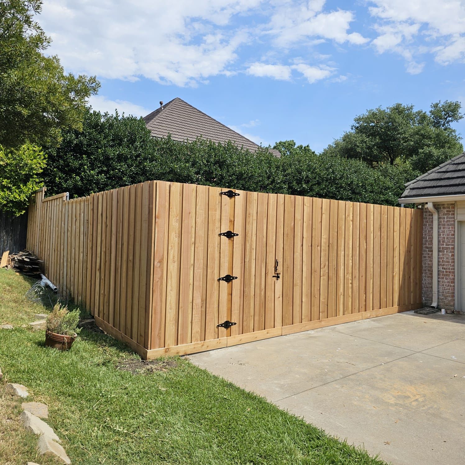 Fence & Concrete Patio by EL-GC LLC 