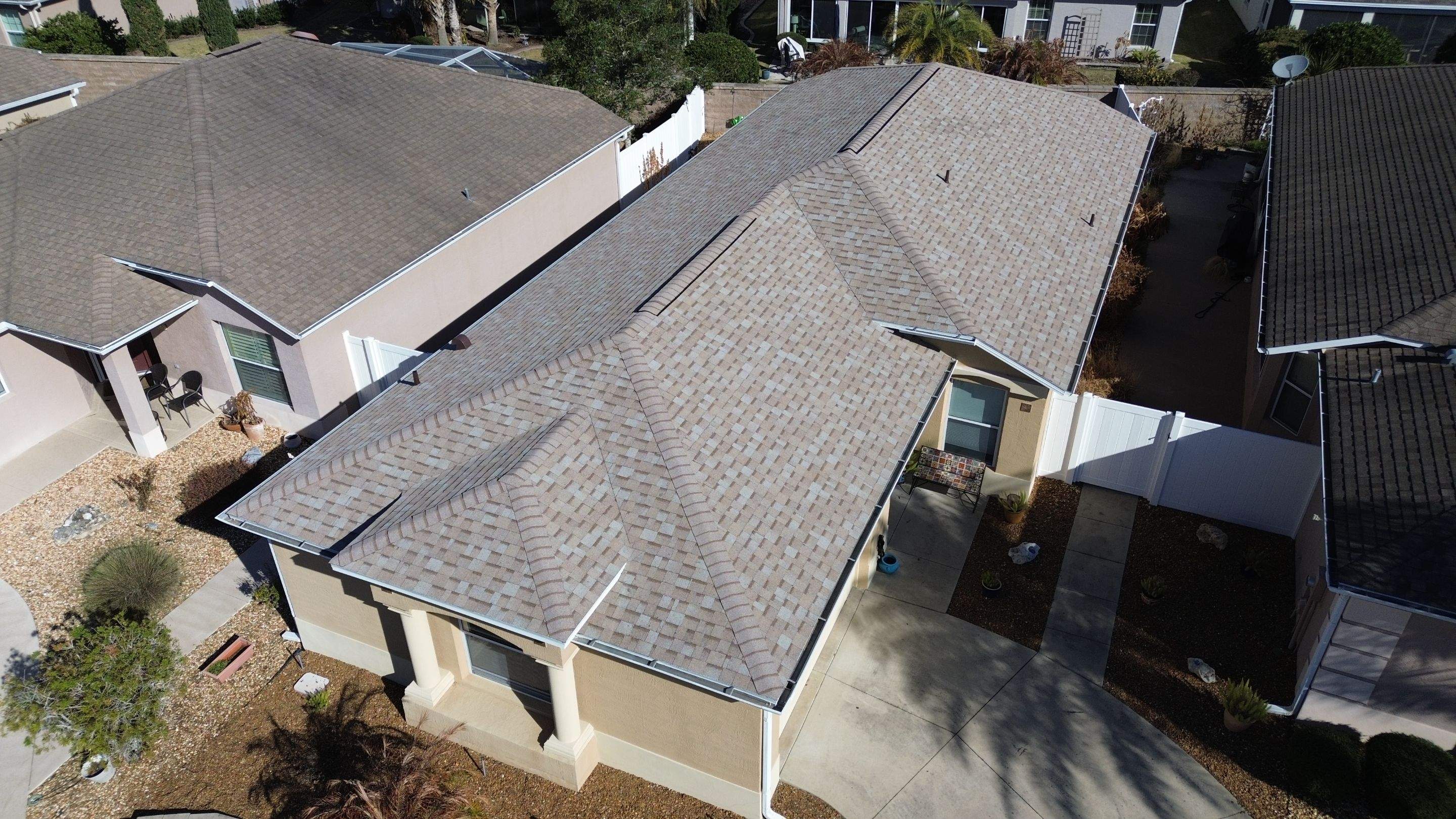 New shingle reroof in The Villages, FL by Brehm Roofing