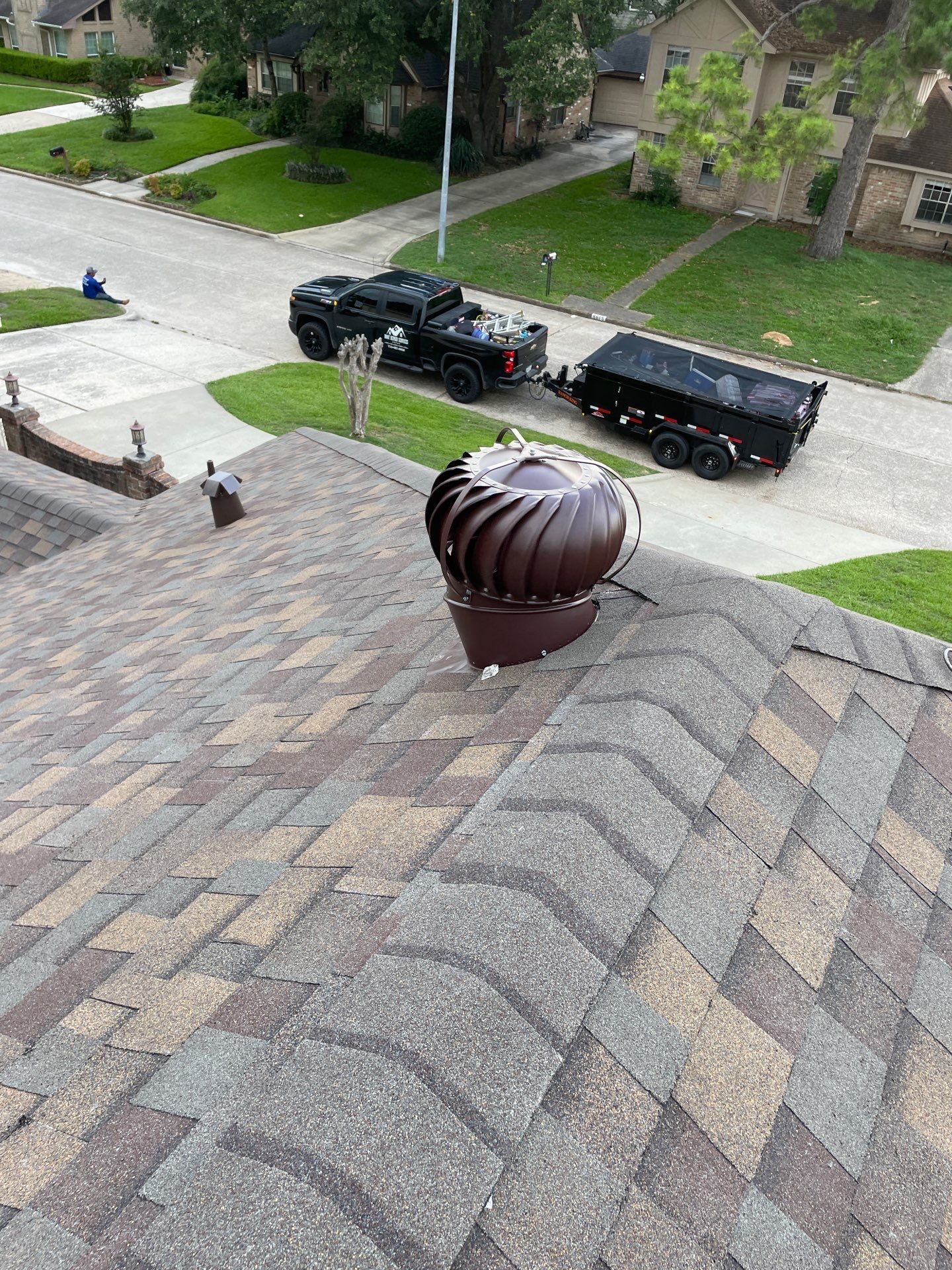Residential Roofing Installation using Owen's Corning Duration (Lifetime) Shingles by Roof Repair Company