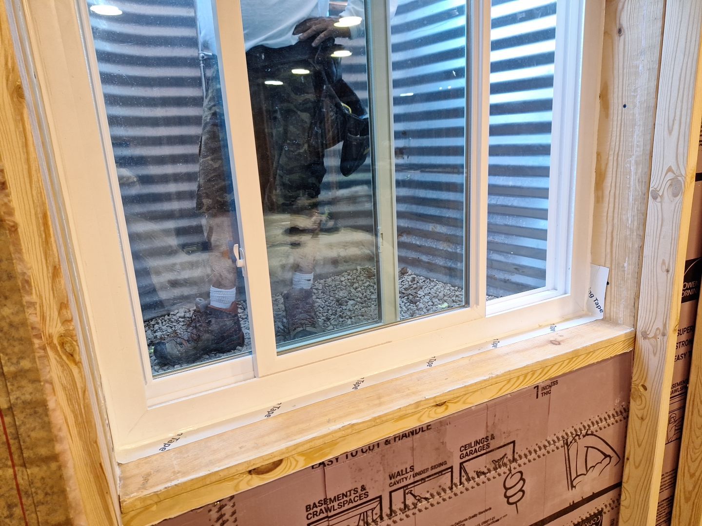 Egress Window using Provia Windows by Total Restoration Services