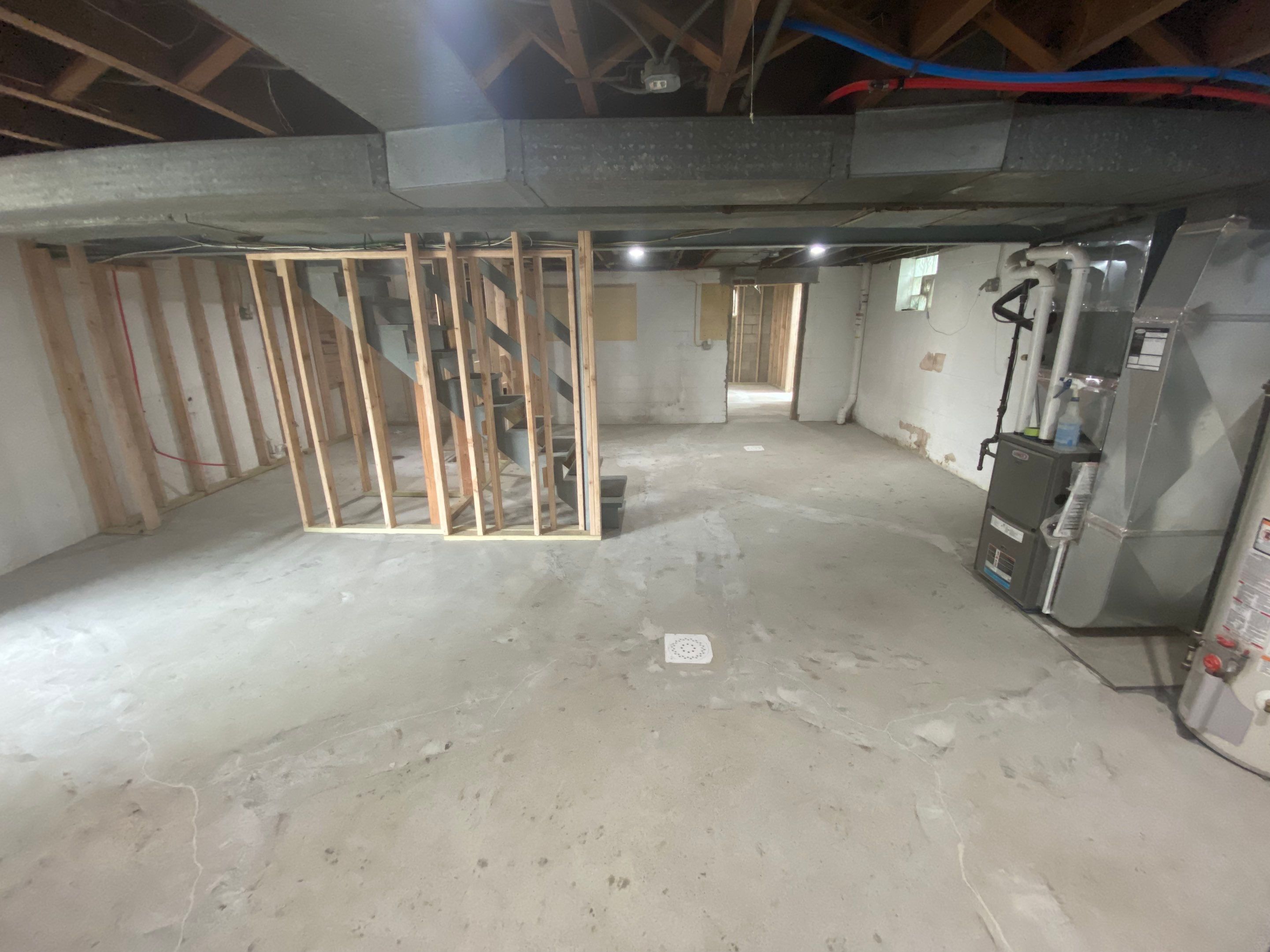 Basement + Garage Project in Pittsburgh by Floors in a Day, Inc