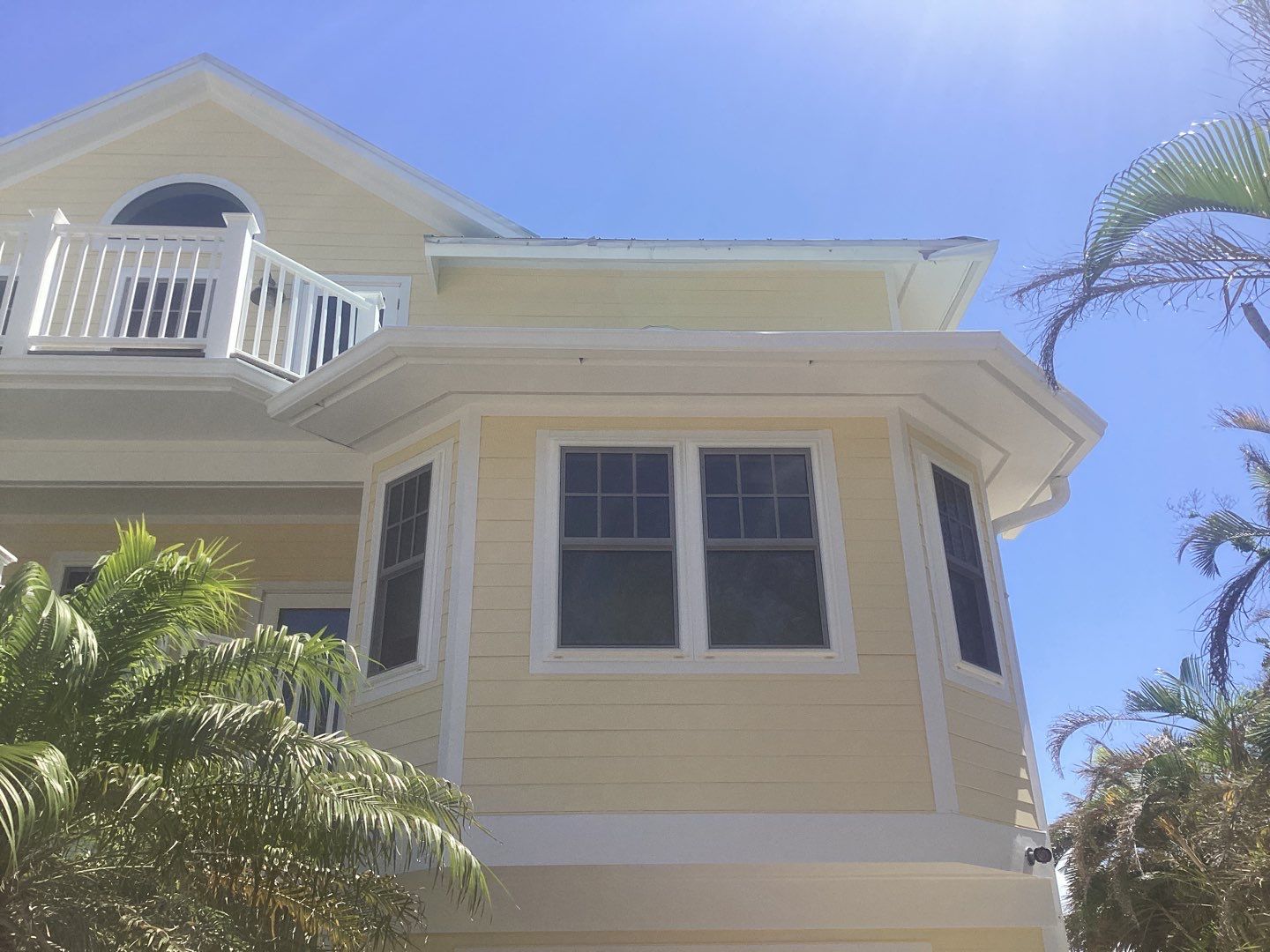 3x4 elbow Downspouts Installation in Captiva FL by Gutter Professors