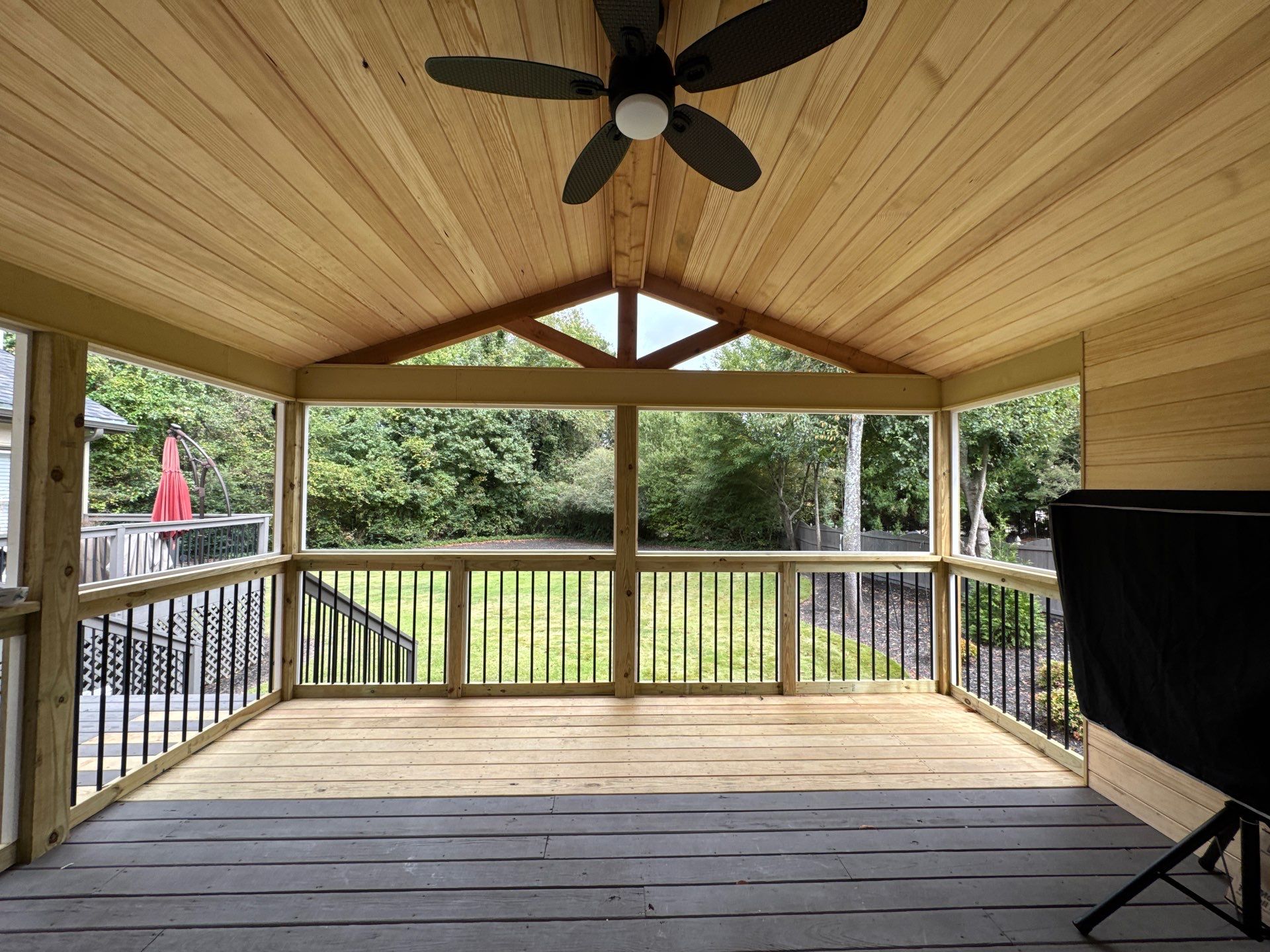 Custom Multi-Level Composite Deck and Screened-In Porch in Marietta by Swift Home Renovations