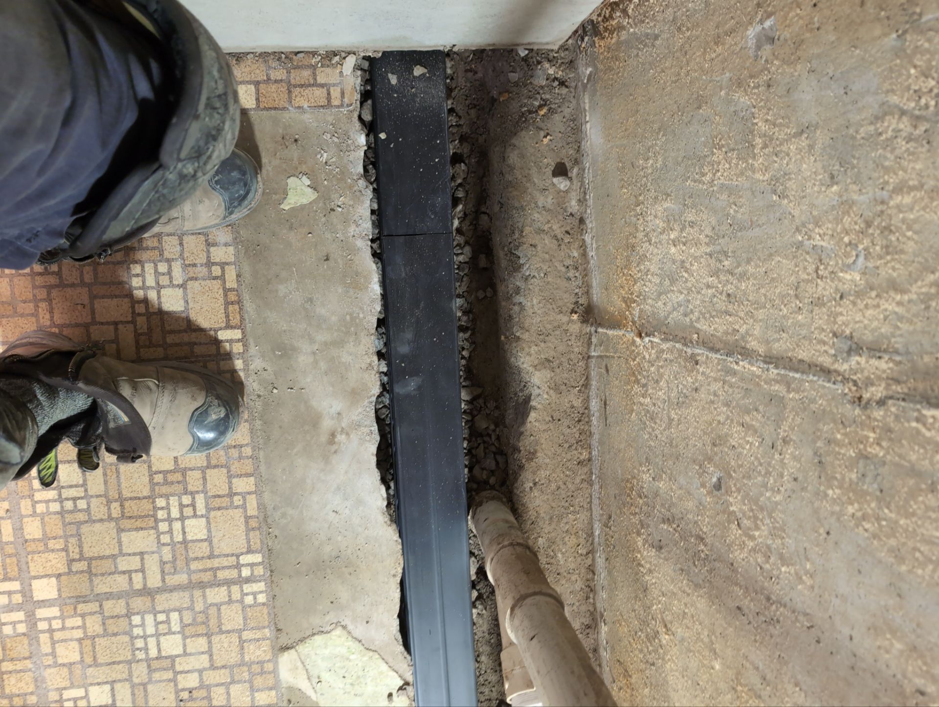 Interior Basement Waterproofing System and Egress Window Installation by Toledo Basement Repair 