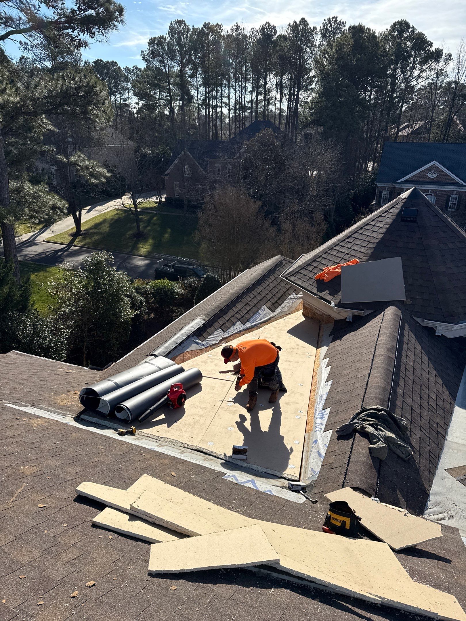 Project in Raleigh - TPO roof replacements  by Pro Performance Roofing